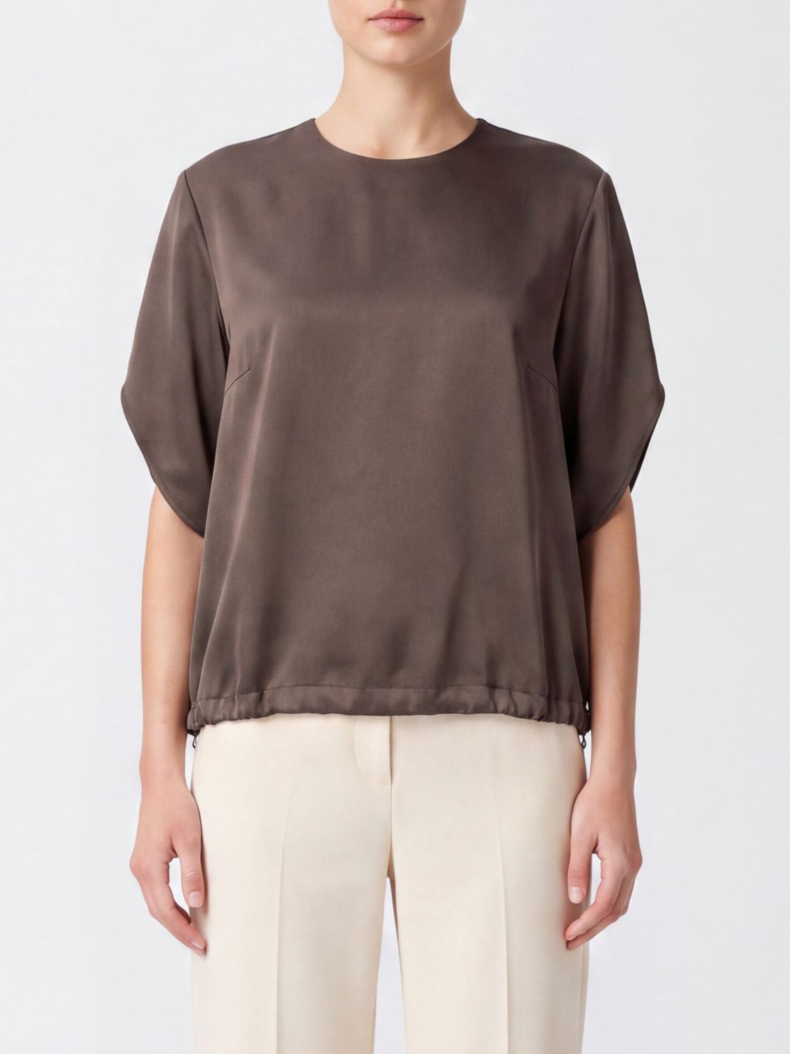 HERNO Top Woman color Brown