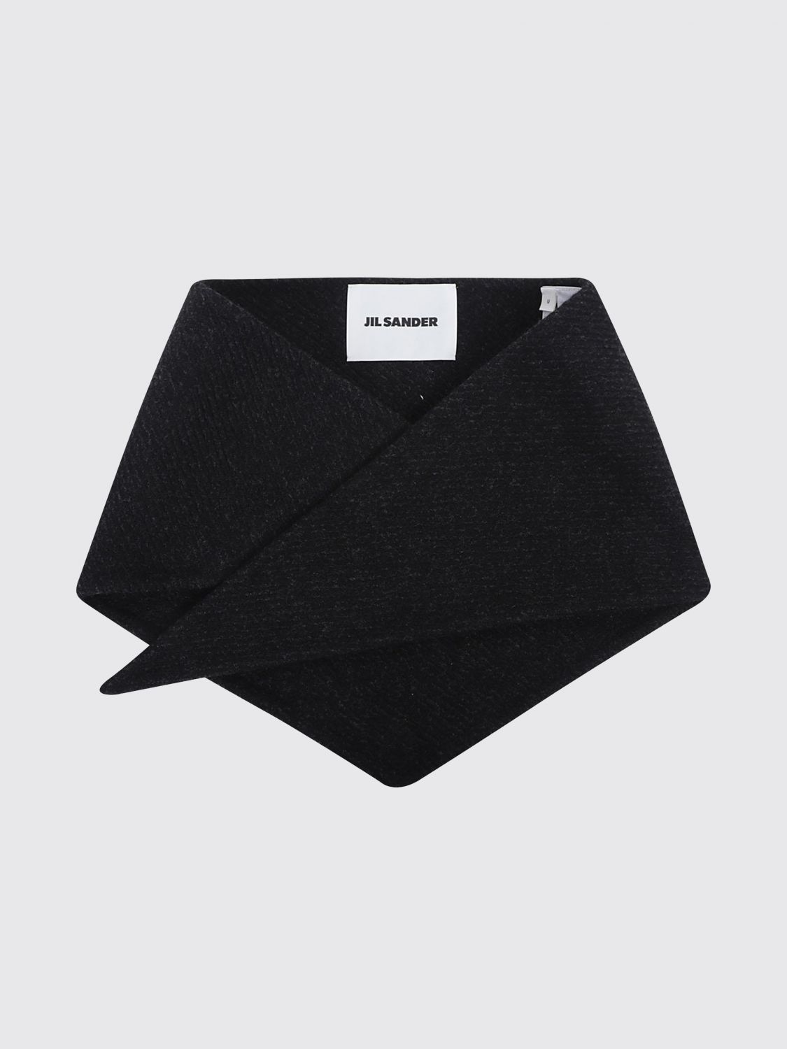 JIL SANDER Sciarpa Uomo colore Nero