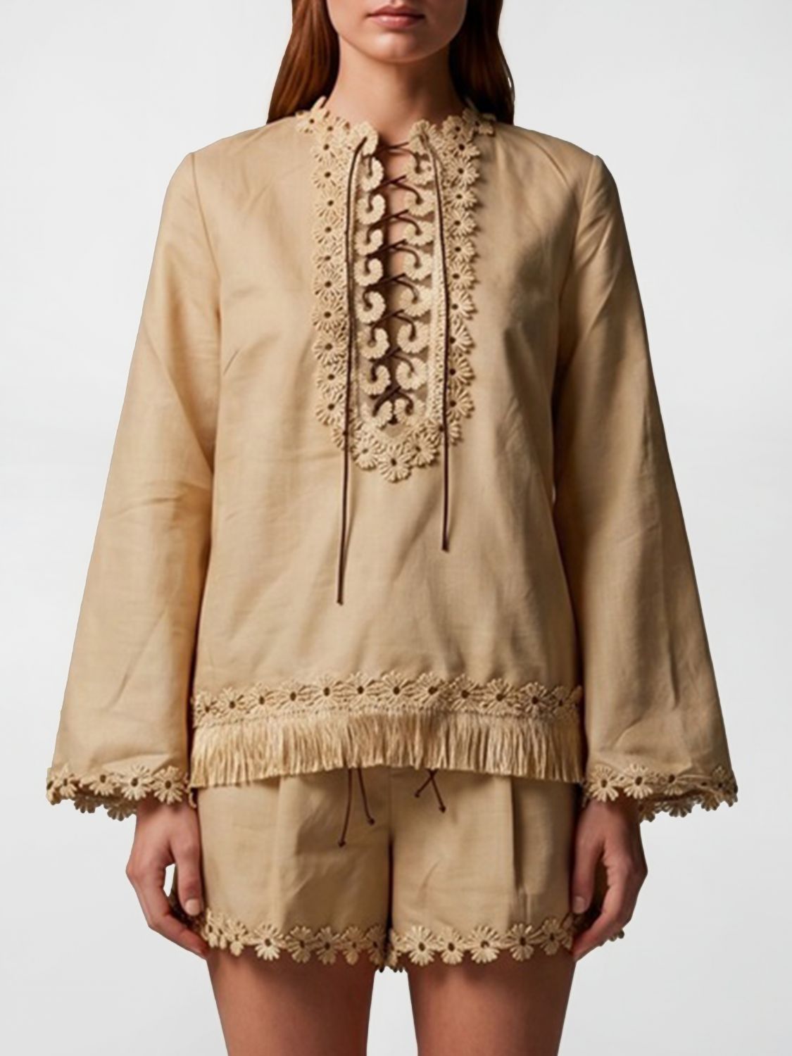 ZIMMERMANN Top Woman color Beige