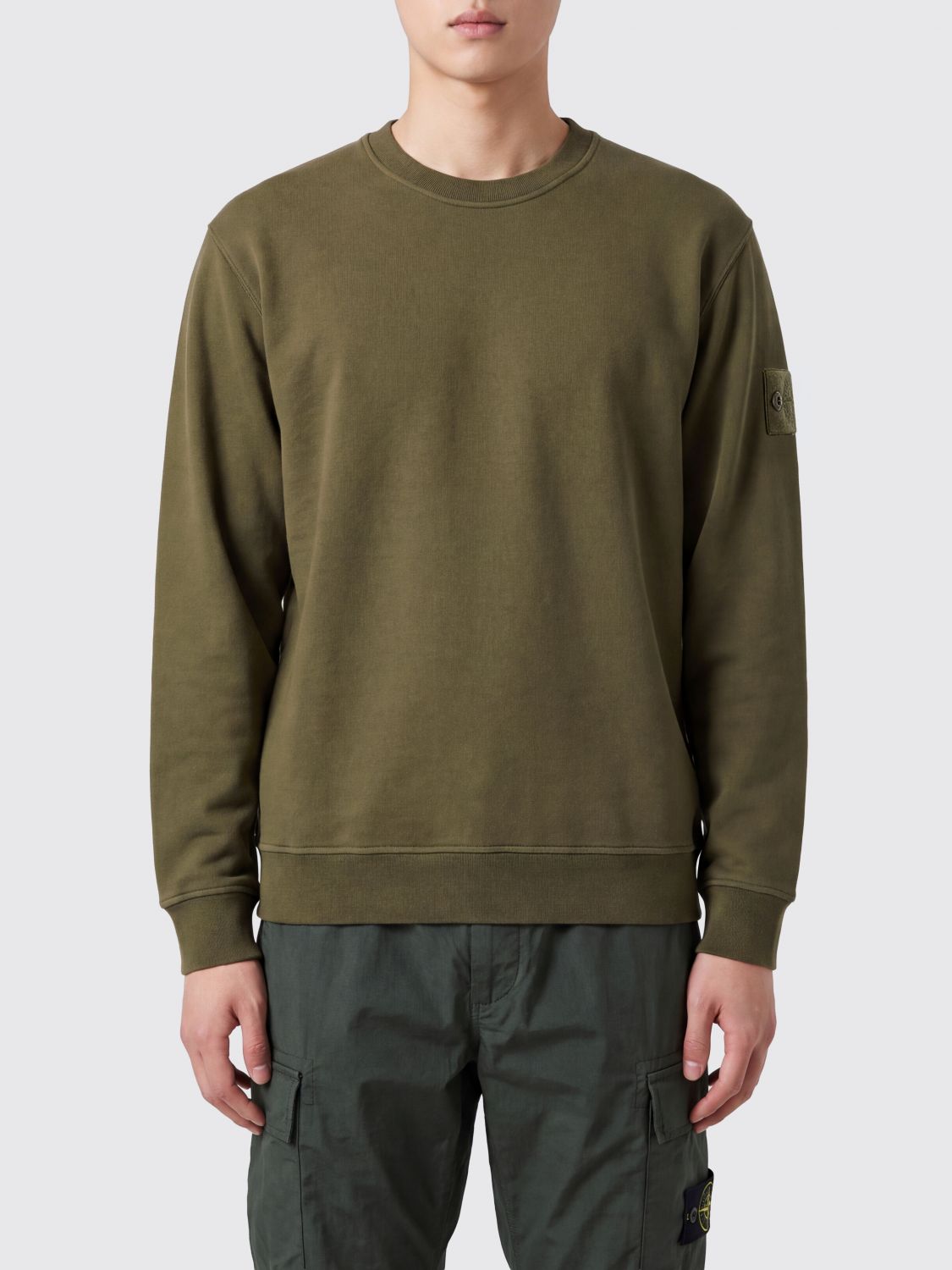 STONE ISLAND Felpa Uomo colore Verde