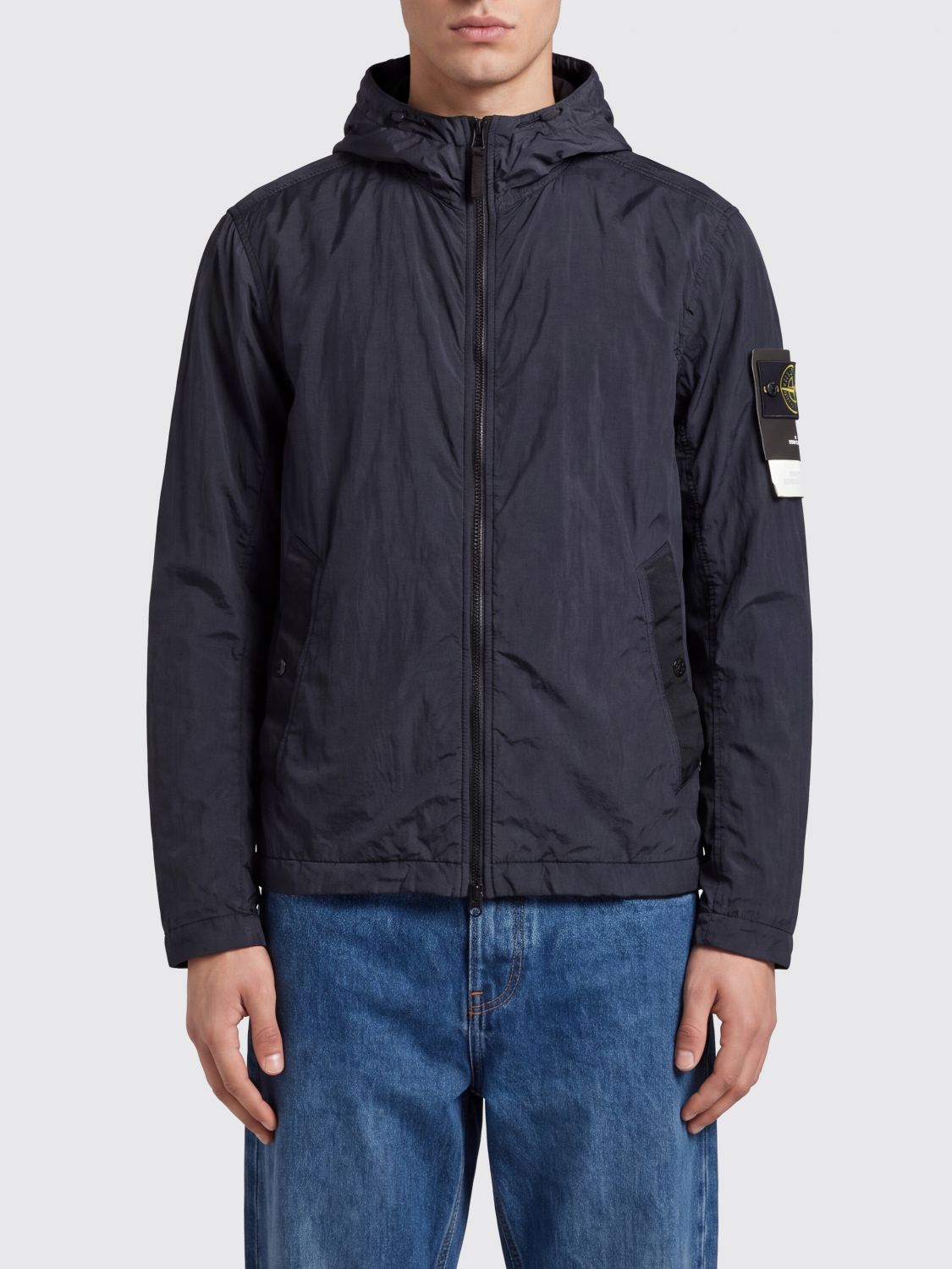 STONE ISLAND Crinkle Reps NY Recycled Nylon Hooded Jacket