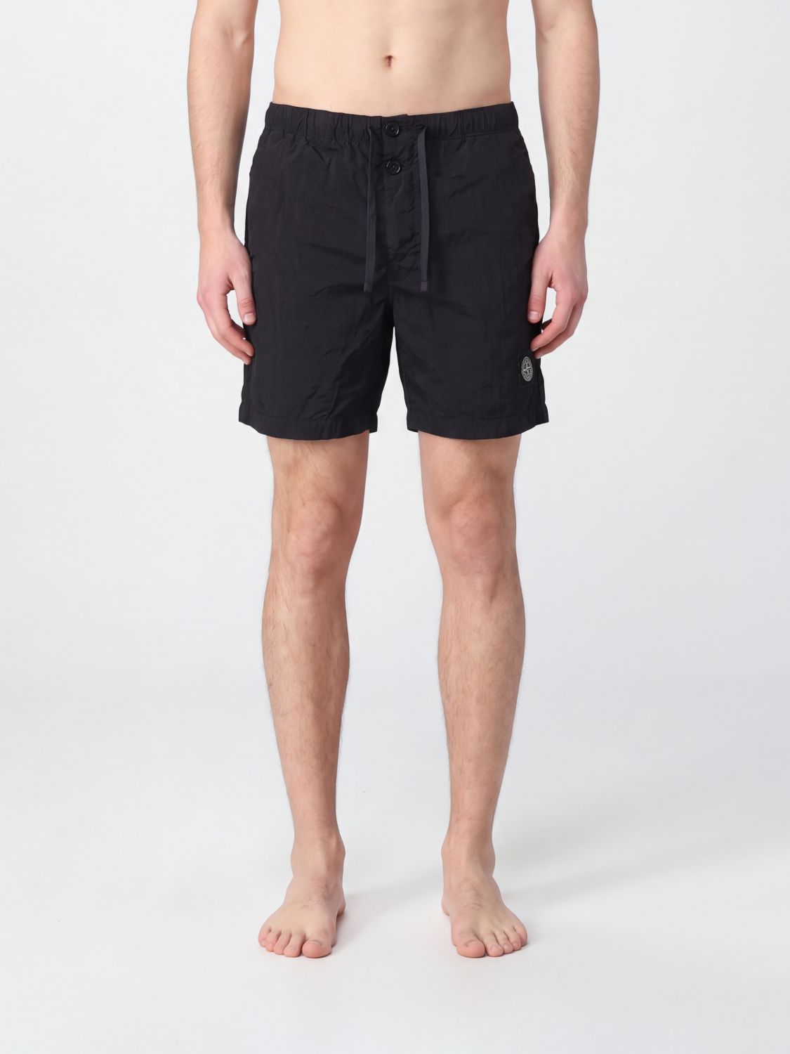 STONE ISLAND Econyl Recycled Nylon Swim Shorts with Compass Logo
