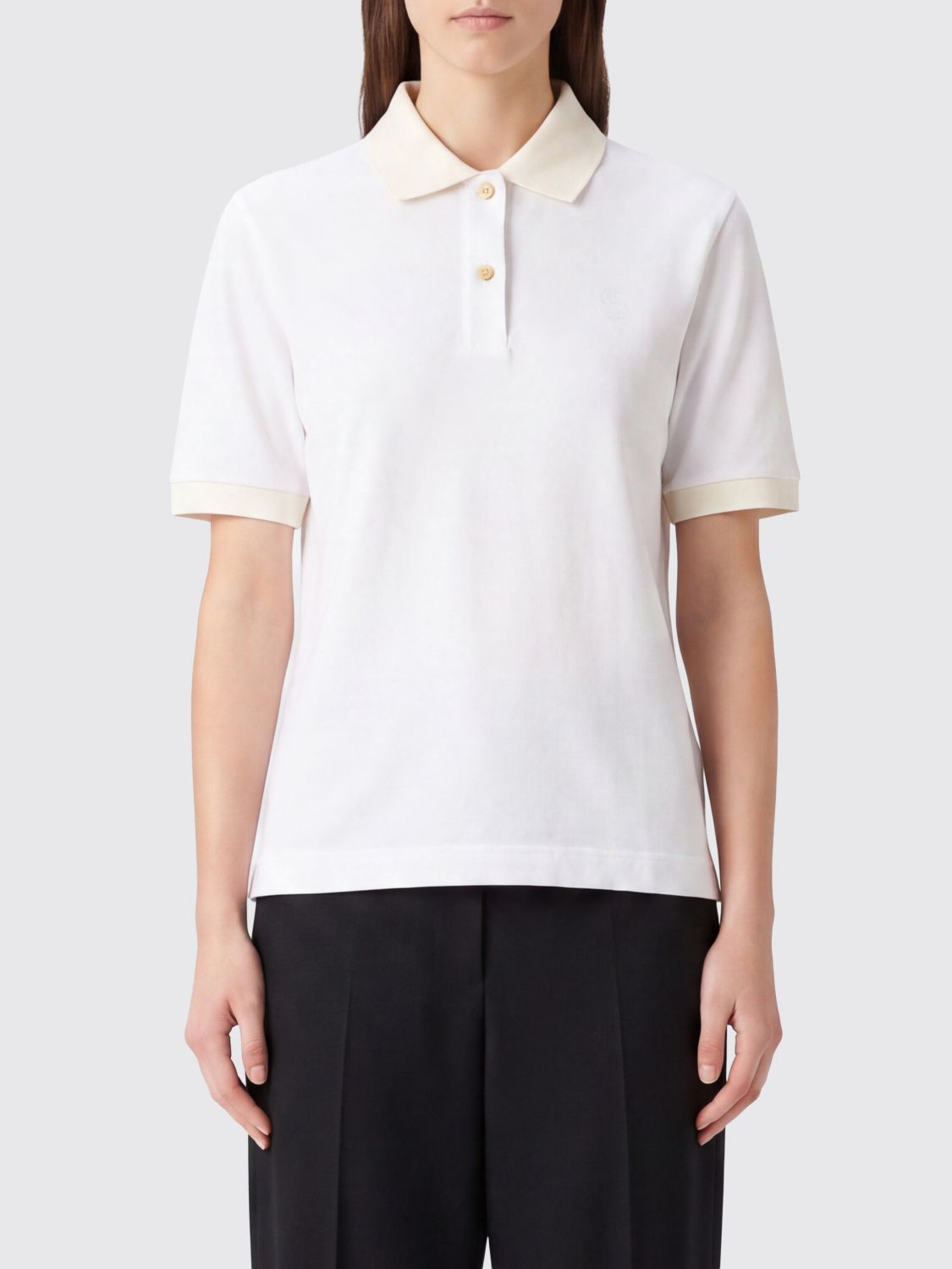JIL SANDER Polo Shirt Woman color White