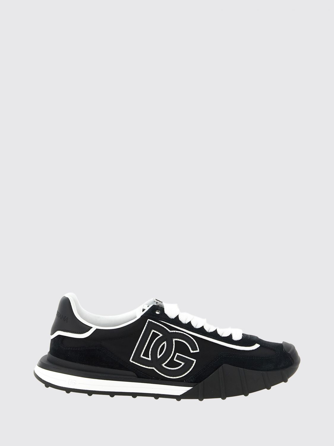 DOLCE & GABBANA DG Athletic Leather and Nylon Sneakers with DG Monogram