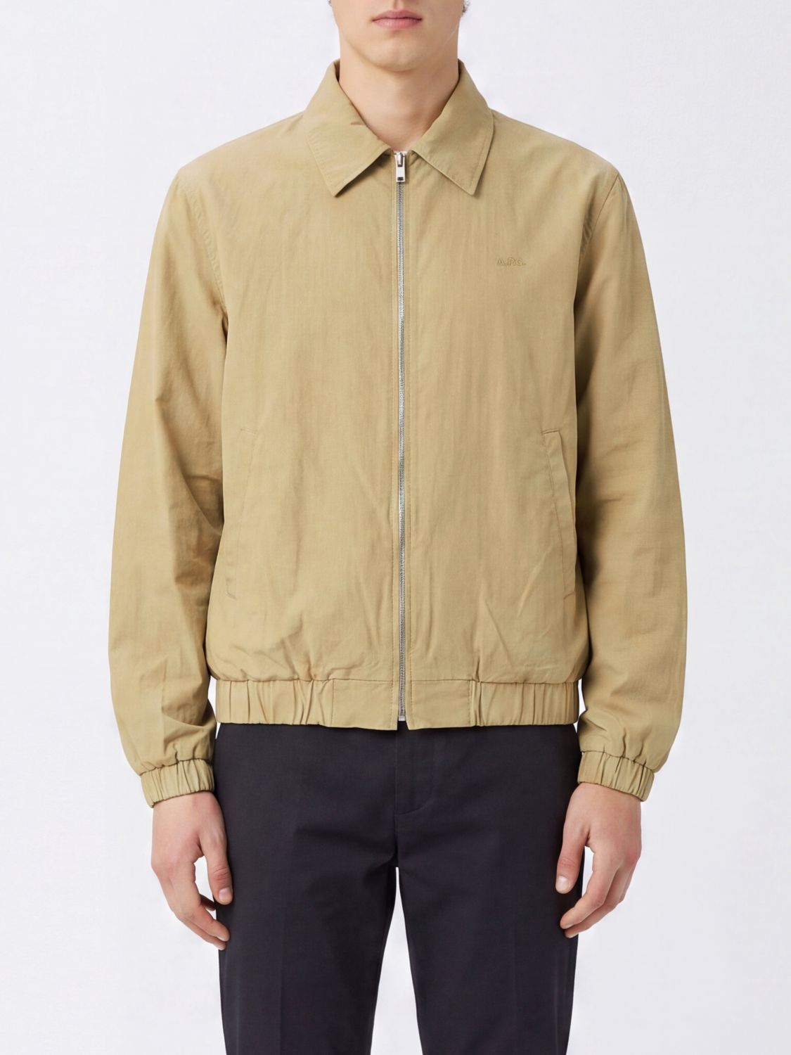 A. P.C. Camicia Uomo colore Beige