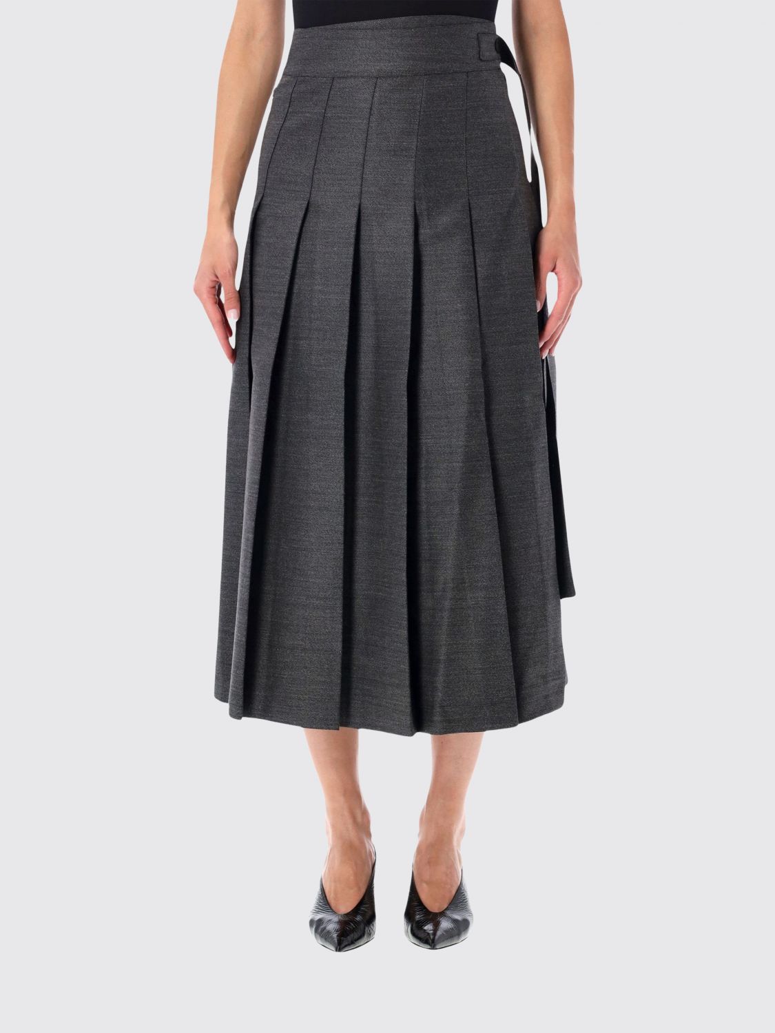 ROHE Skirt Woman color Grey