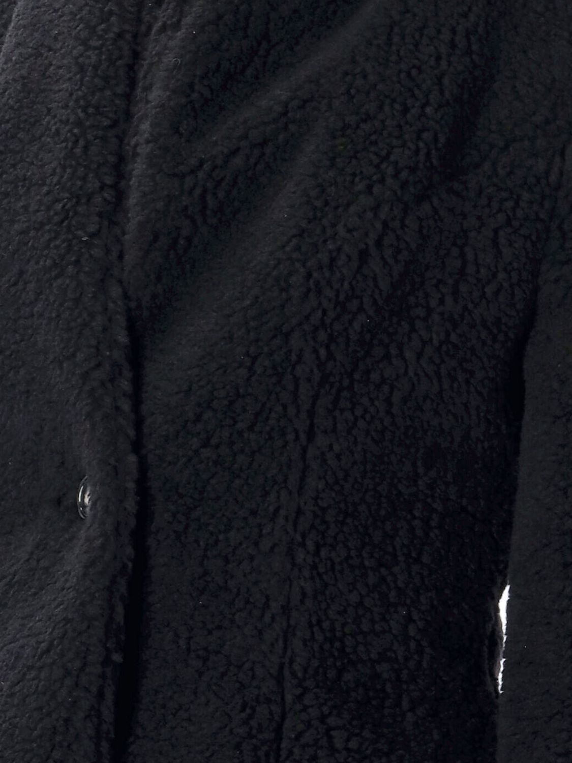 Stella Mccartney Fleece-texture Flared Jacket In Blue