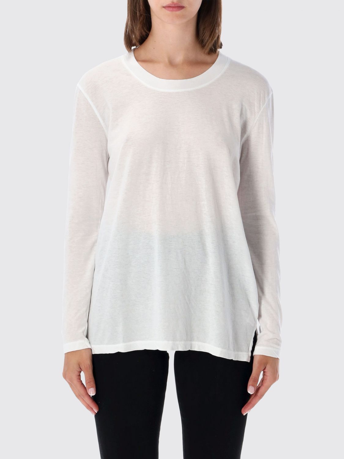 James Perse Long-Sleeved Pure Cotton T-Shirt with Crew Neck · 1