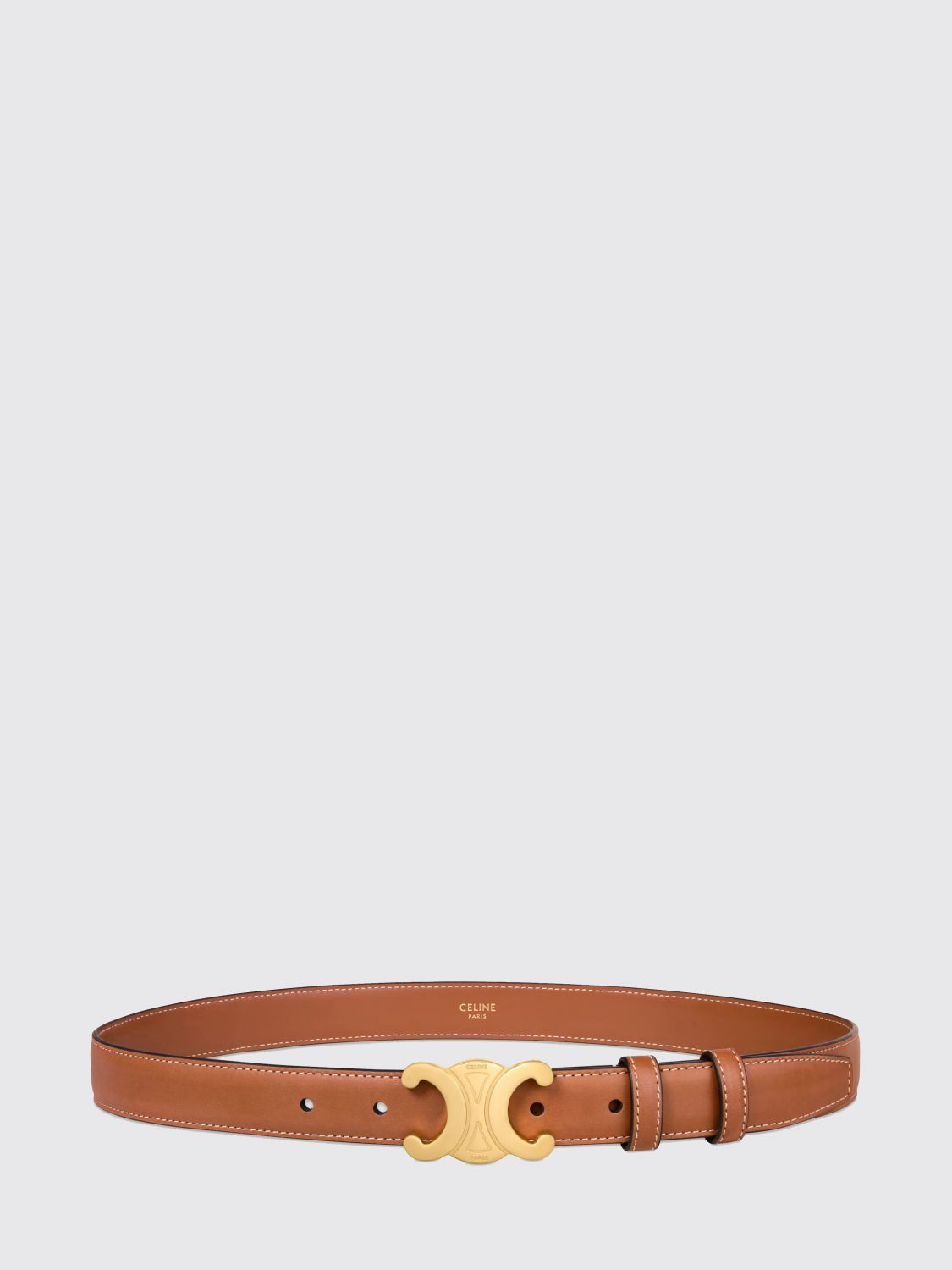 CELINE Belt Woman color Brown