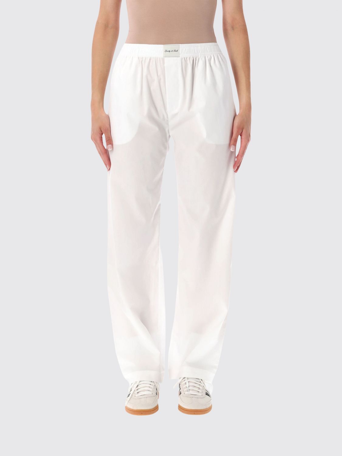 SPORTY & RICH Pants Woman color White