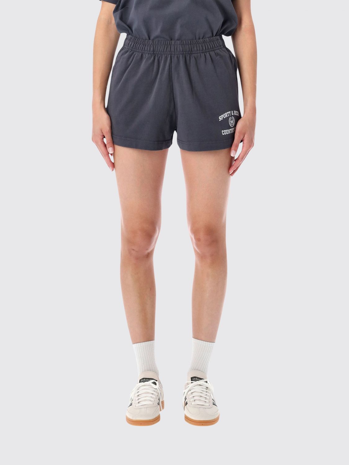 SPORTY & RICH Pantaloncini Donna colore Antracite
