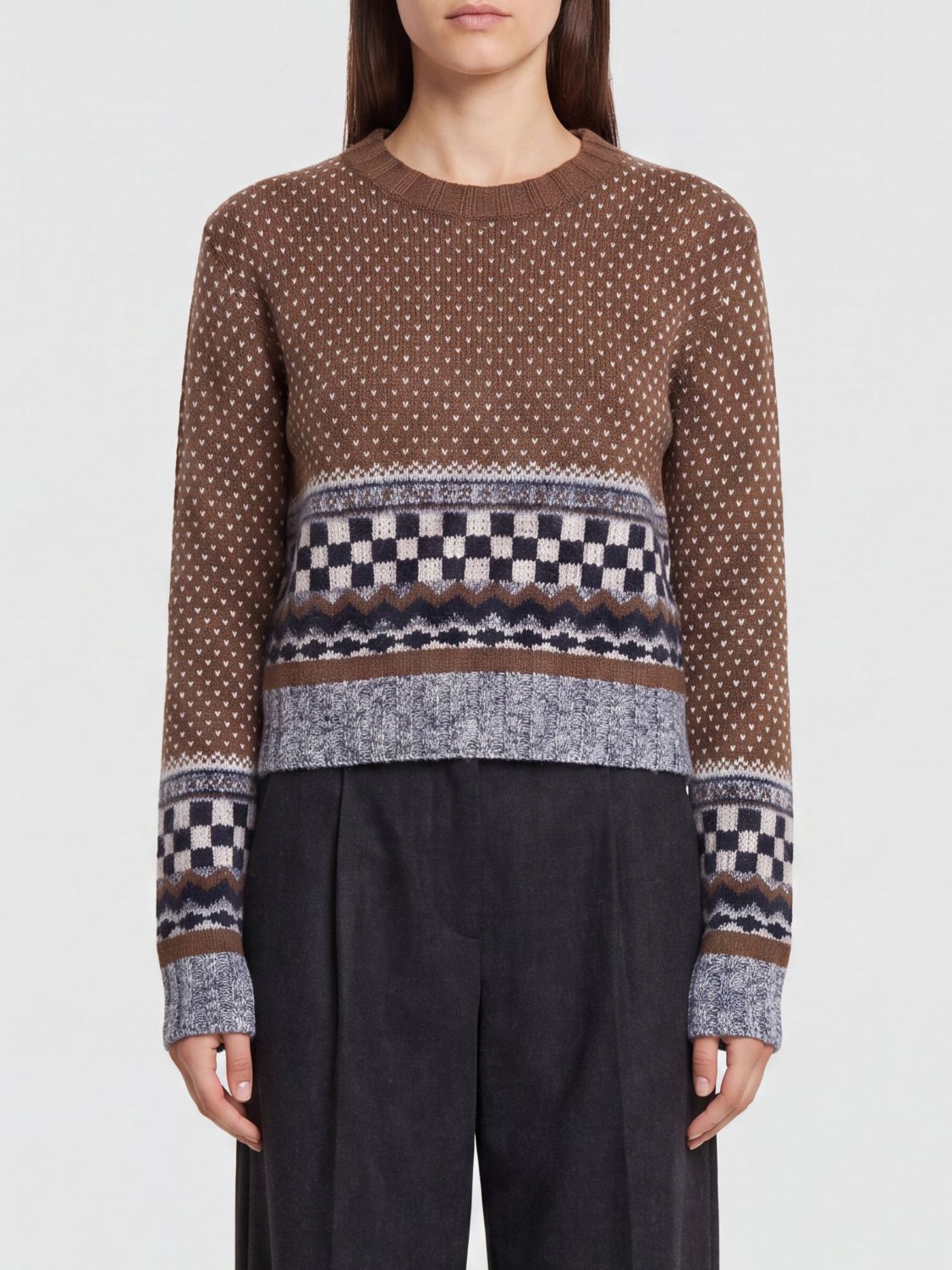 GOLDEN GOOSE Sweater Woman color Brown