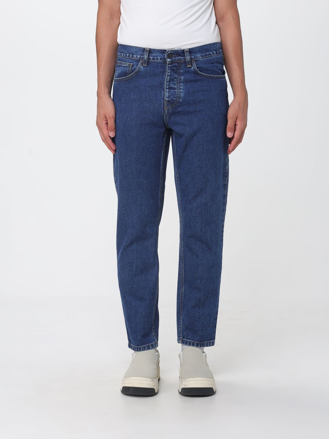 CARHARTT WIP Newel Tapered-Fit Jeans von aus Baumwolldenim mit mittlerer Leibhöhe