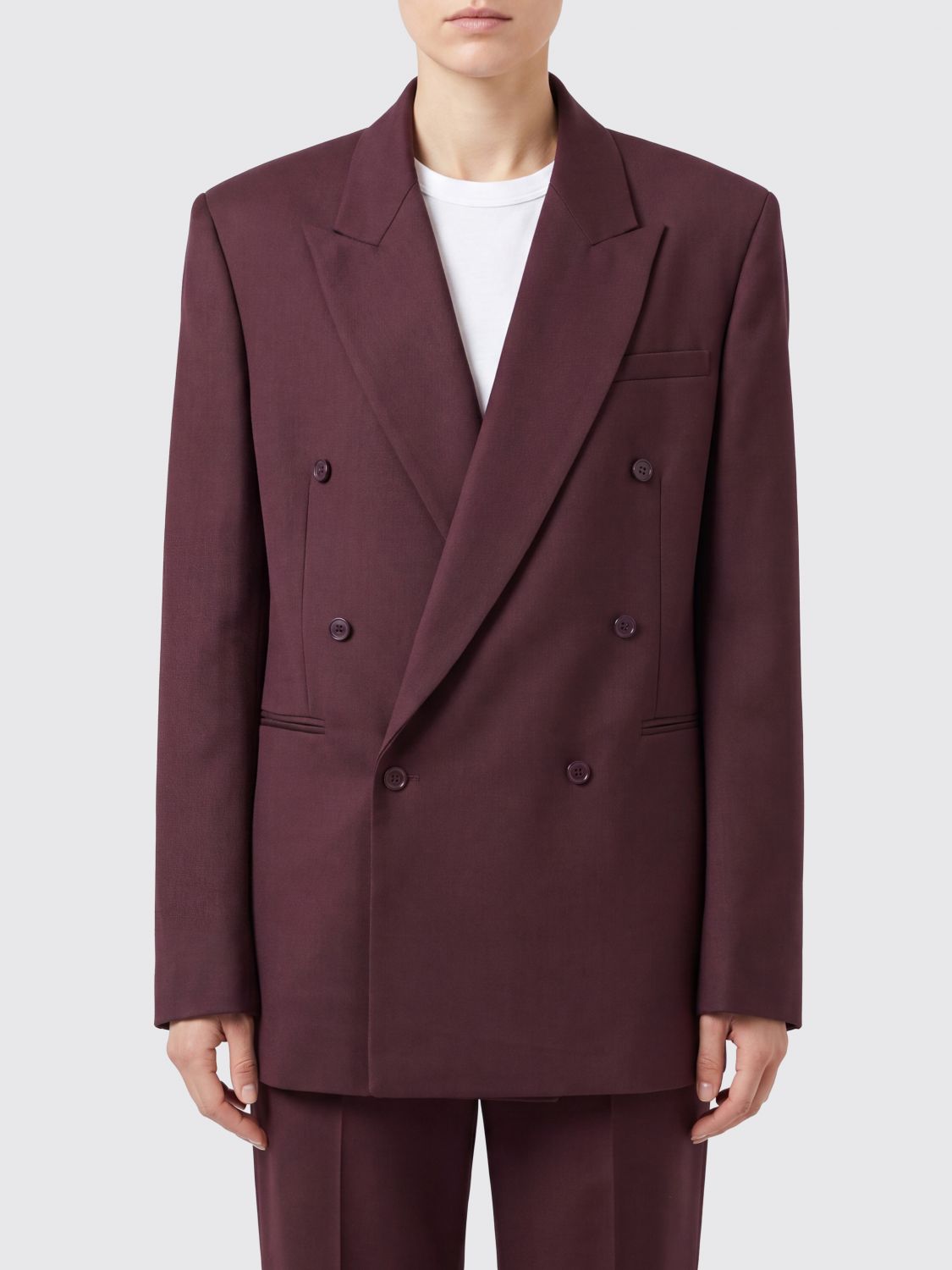 THE FRANKIE SHOP Jacket Woman color Amaranth