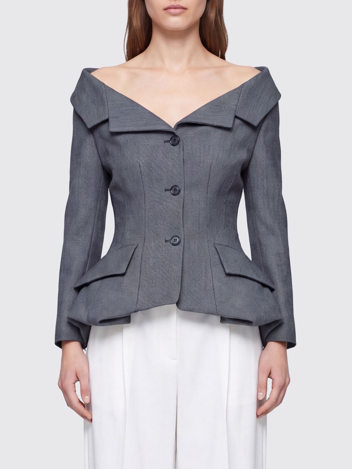 MAGDA BUTRYM Jacket Woman color Grey