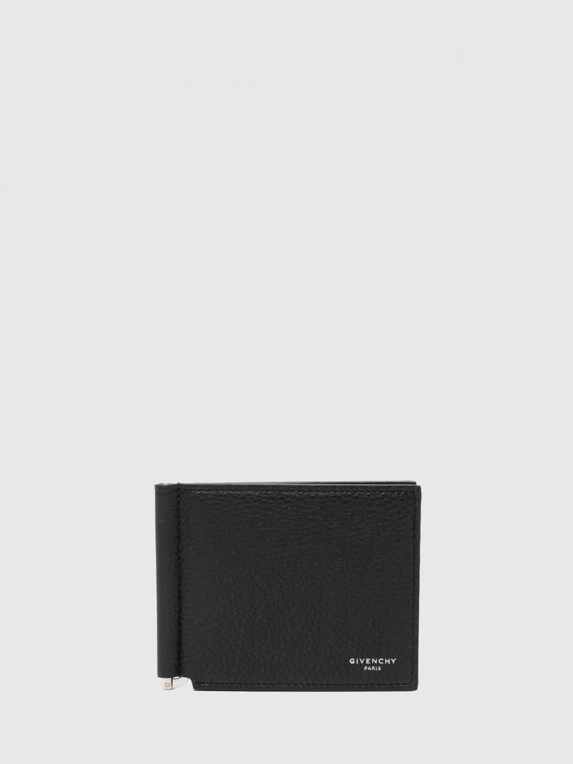 Givenchy Bifold Grained Calfskin Wallet with Money Clip