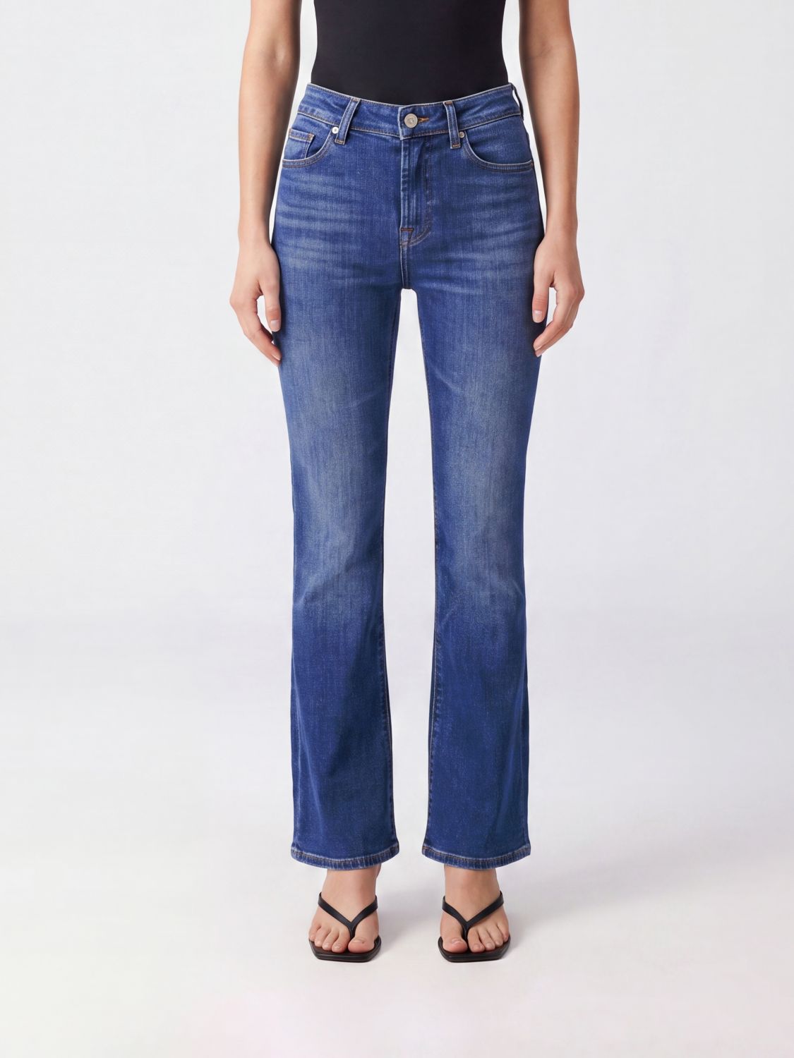 7 FOR ALL MANKIND Jeans Woman color Blue