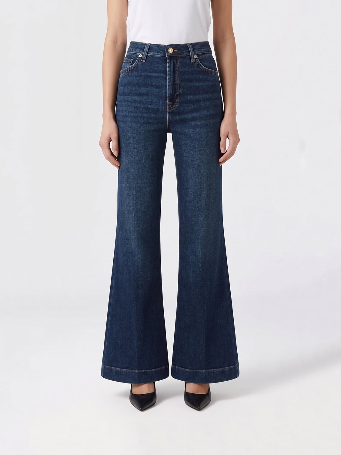 7 FOR ALL MANKIND Jeans Donna colore Blue