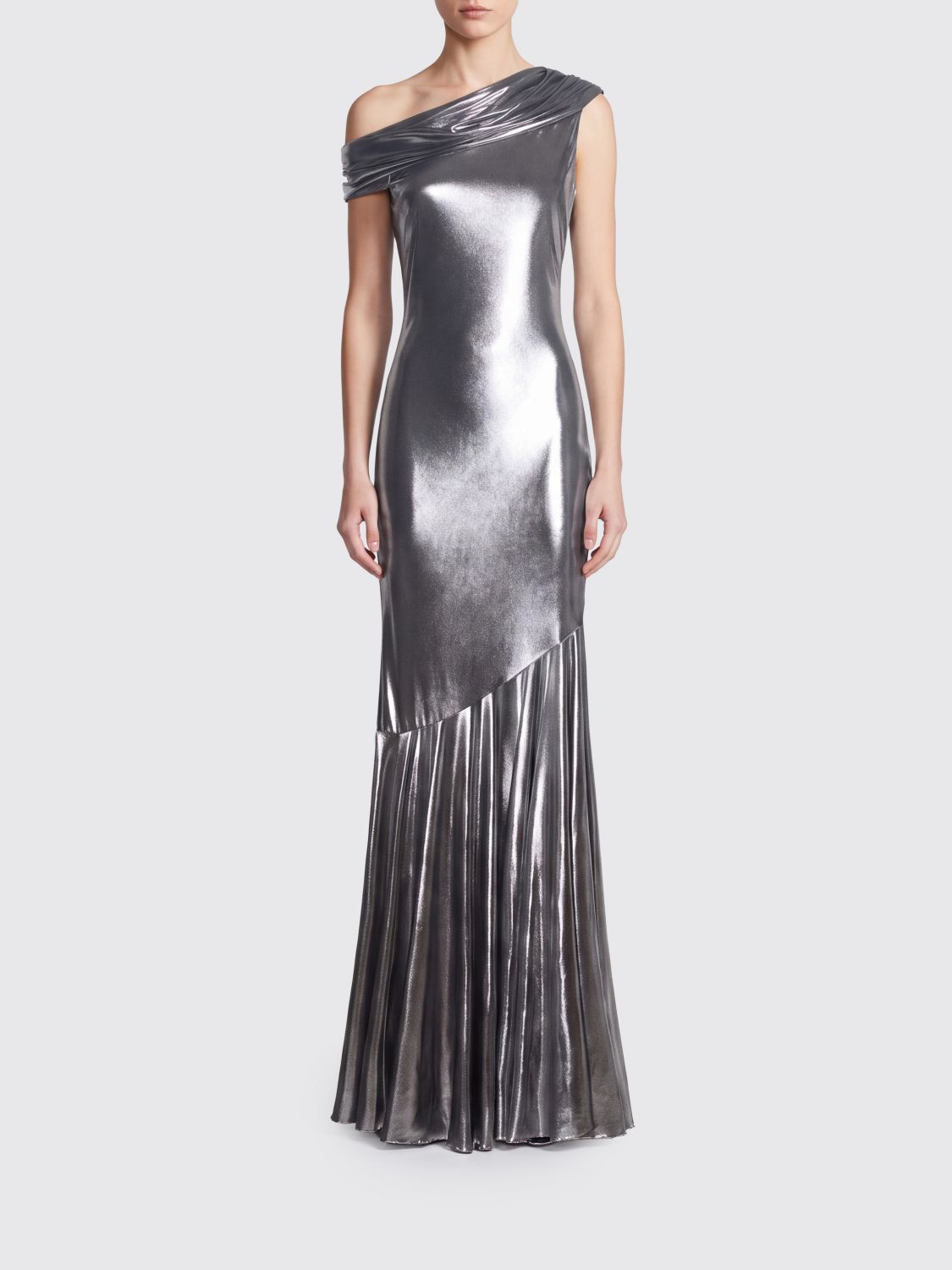 COLLINI MILANO 1937 Dress Woman color Silver