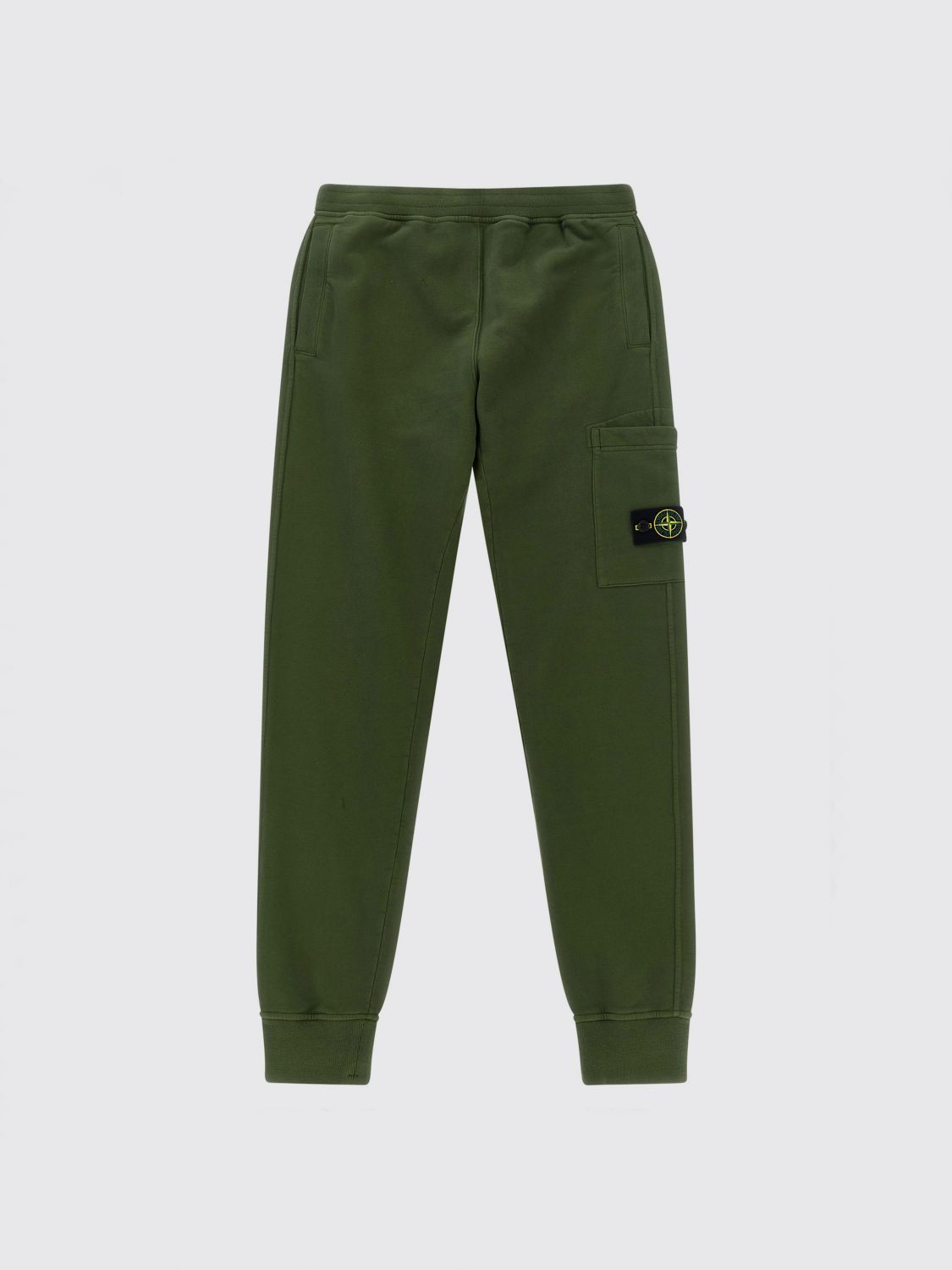 STONE ISLAND JUNIOR Pantaloni Bambino colore Militare