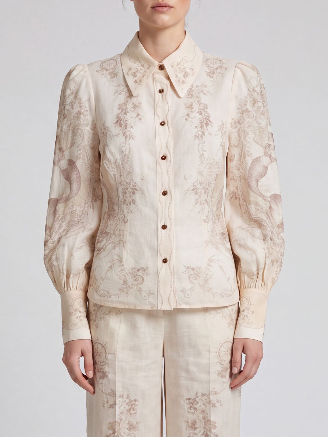 ZIMMERMANN Shirt Woman color Beige