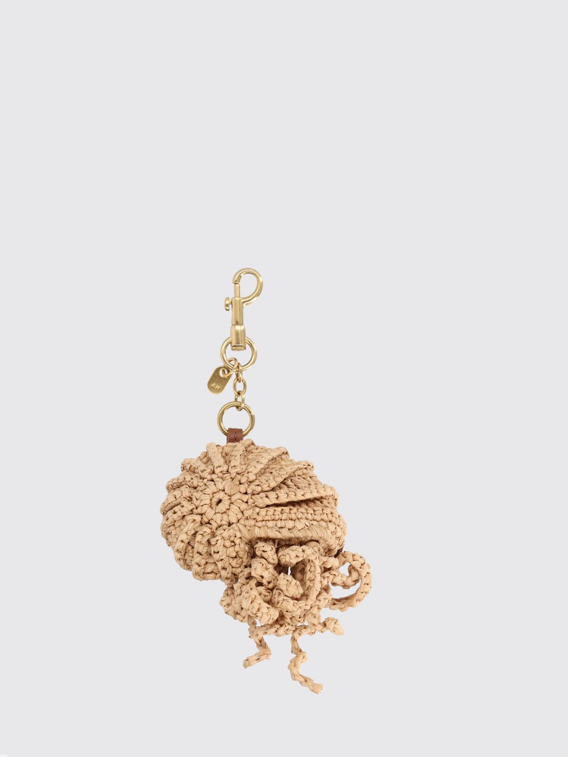 ANYA HINDMARCH Key Chain Woman color Beige