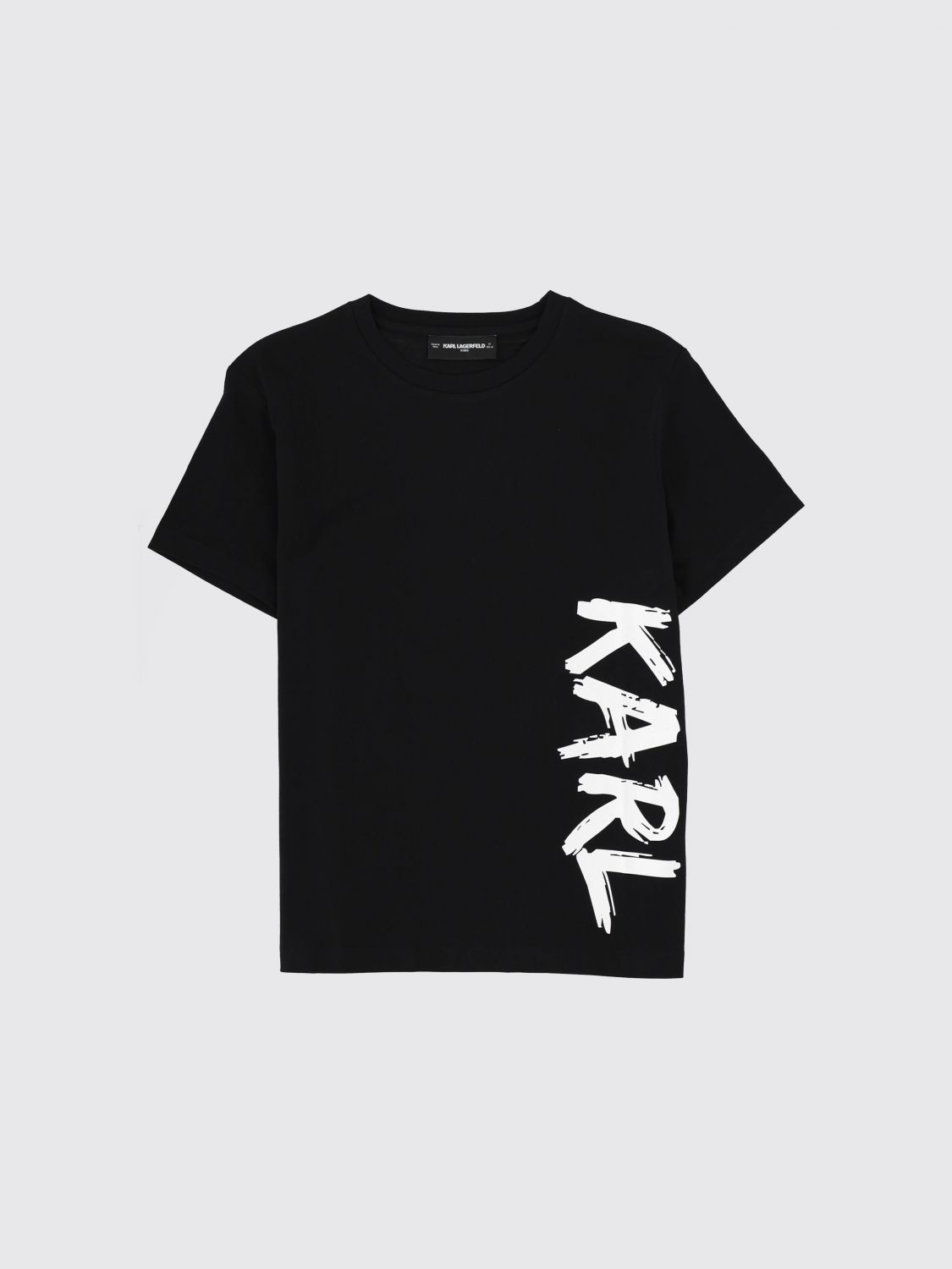 KARL LAGERFELD Boy's Printed Logo Cotton T-shirt