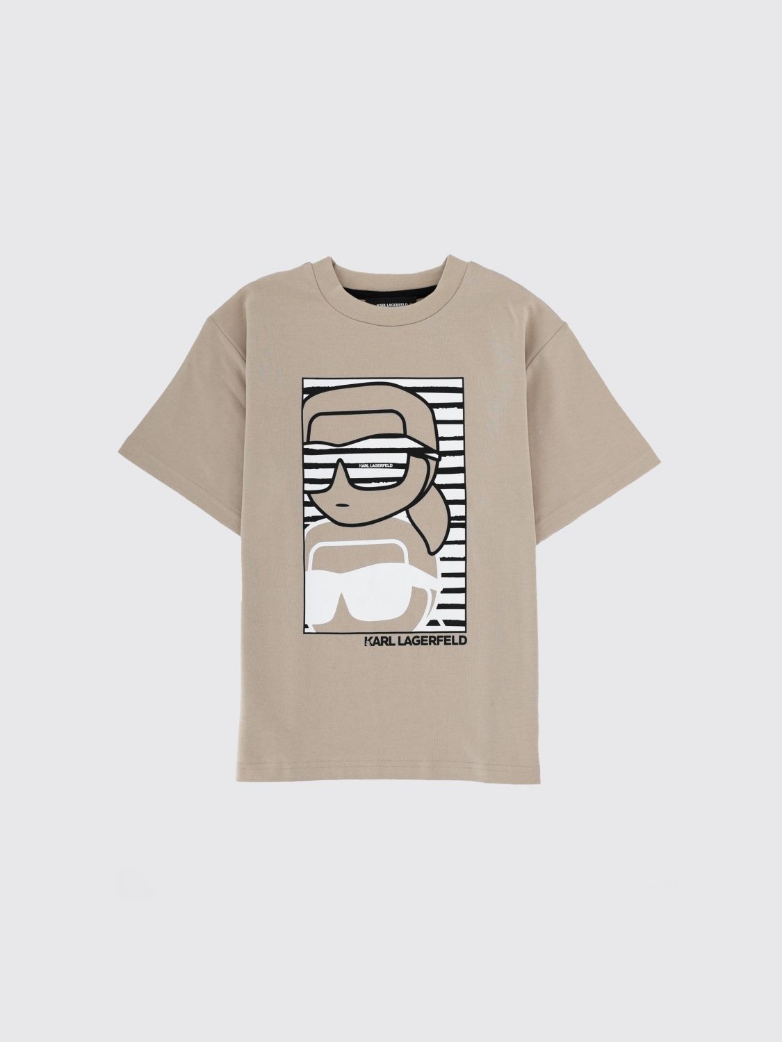 KARL LAGERFELD T-Shirt Bambino colore Beige