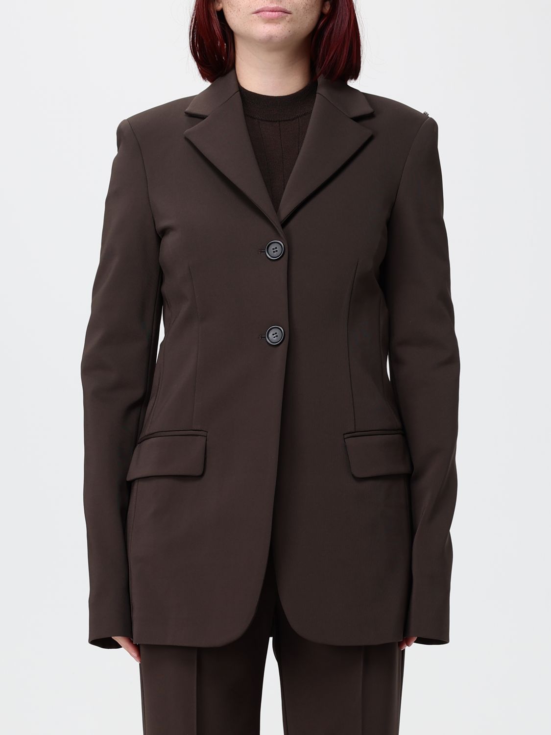 SPORTMAX Jacket Woman color Brown