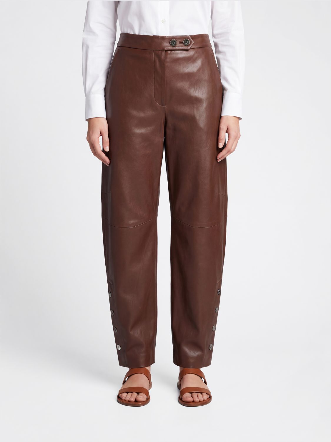 SPORTMAX Pants Woman color Brown