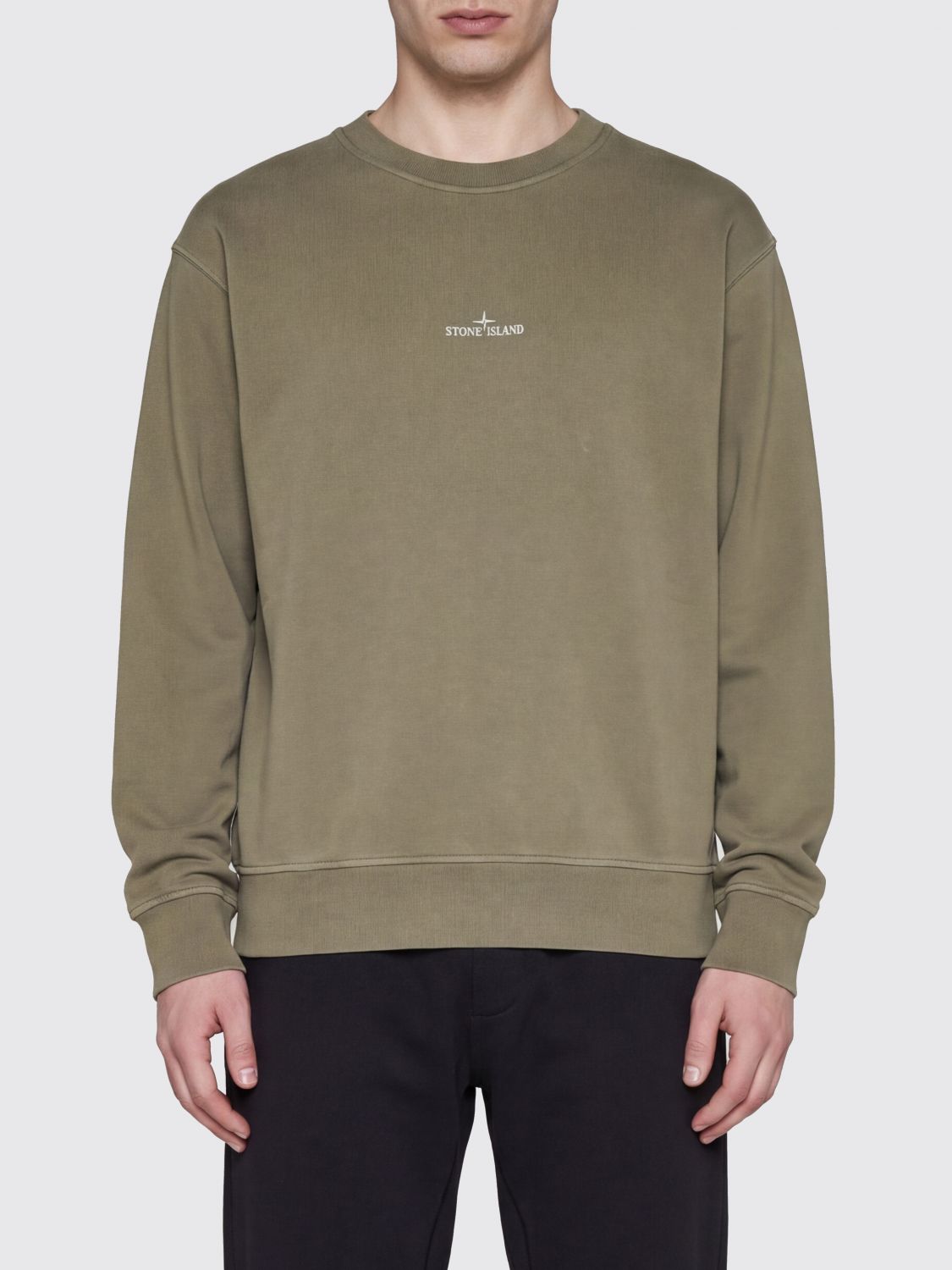 STONE ISLAND Felpa Uomo colore Verde