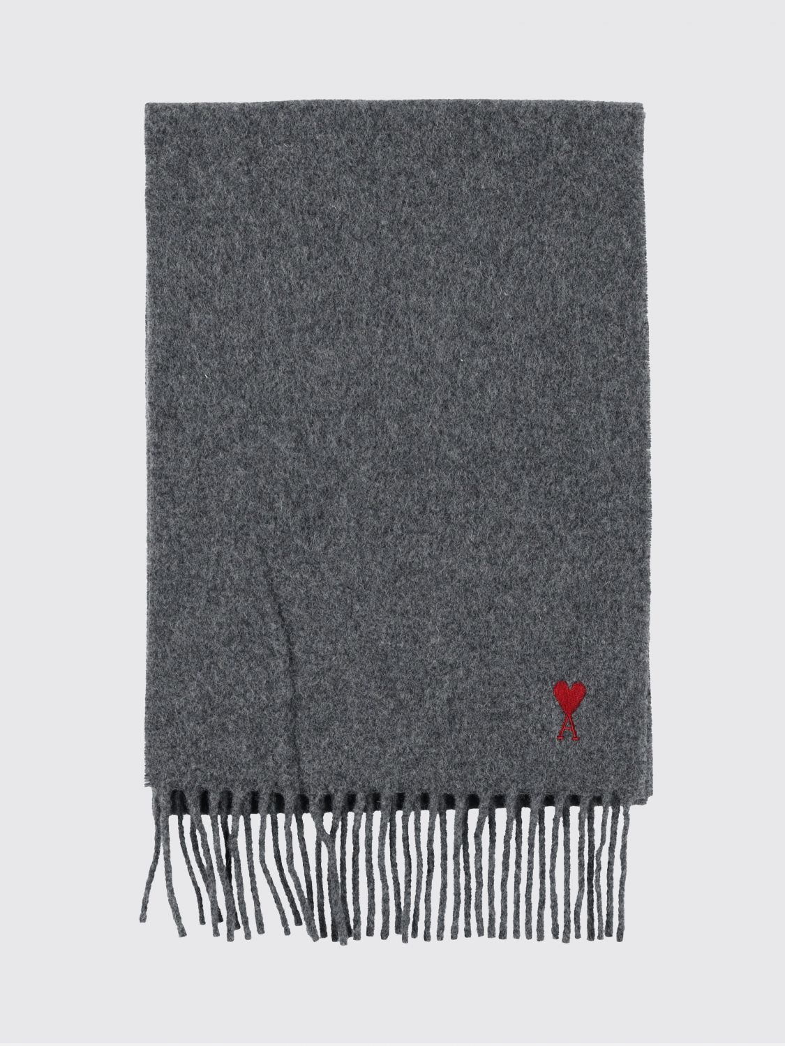 AMI PARIS Scarf Woman color Grey