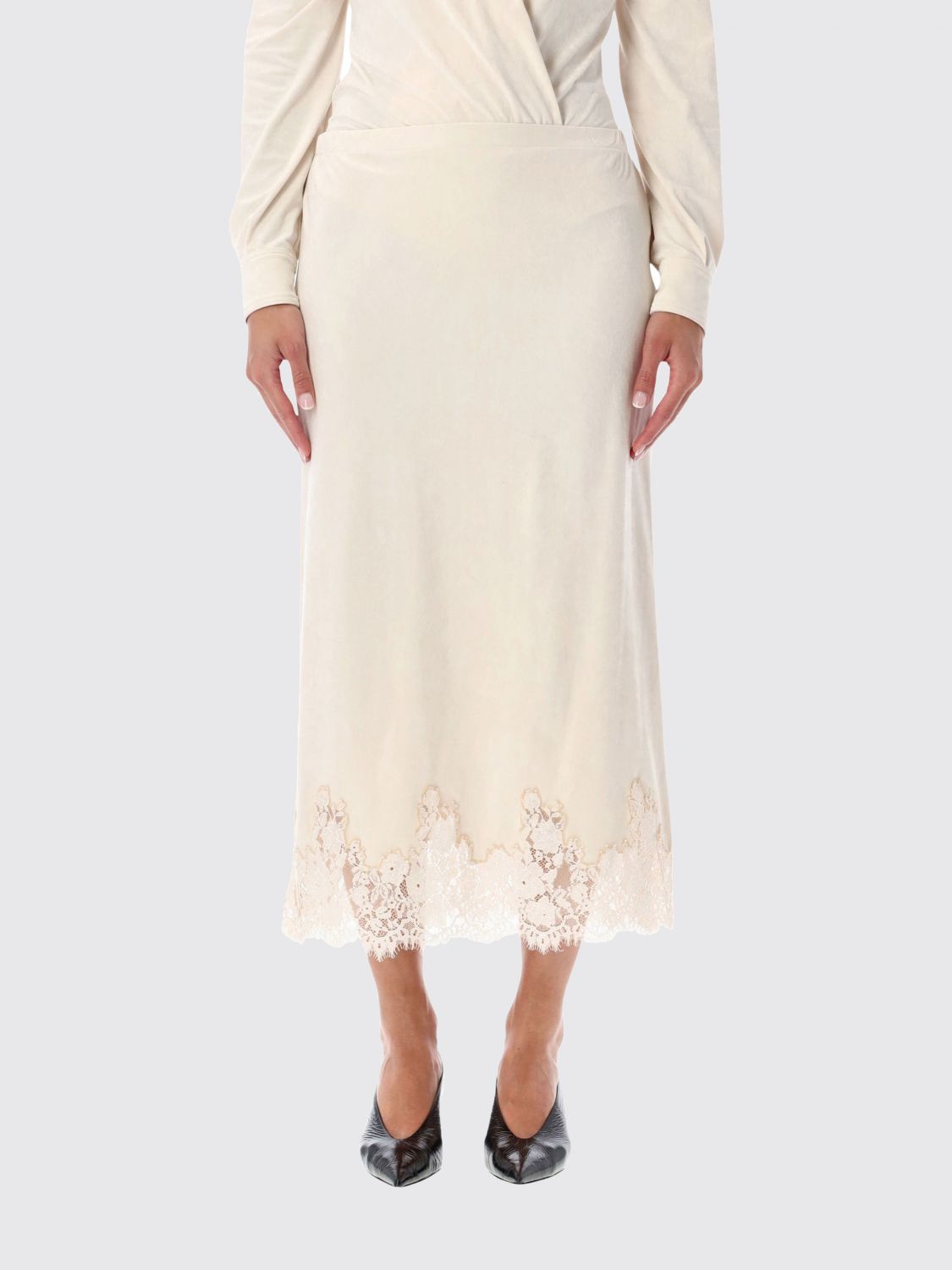 ALBERTA FERRETTI Skirt Woman color Ivory