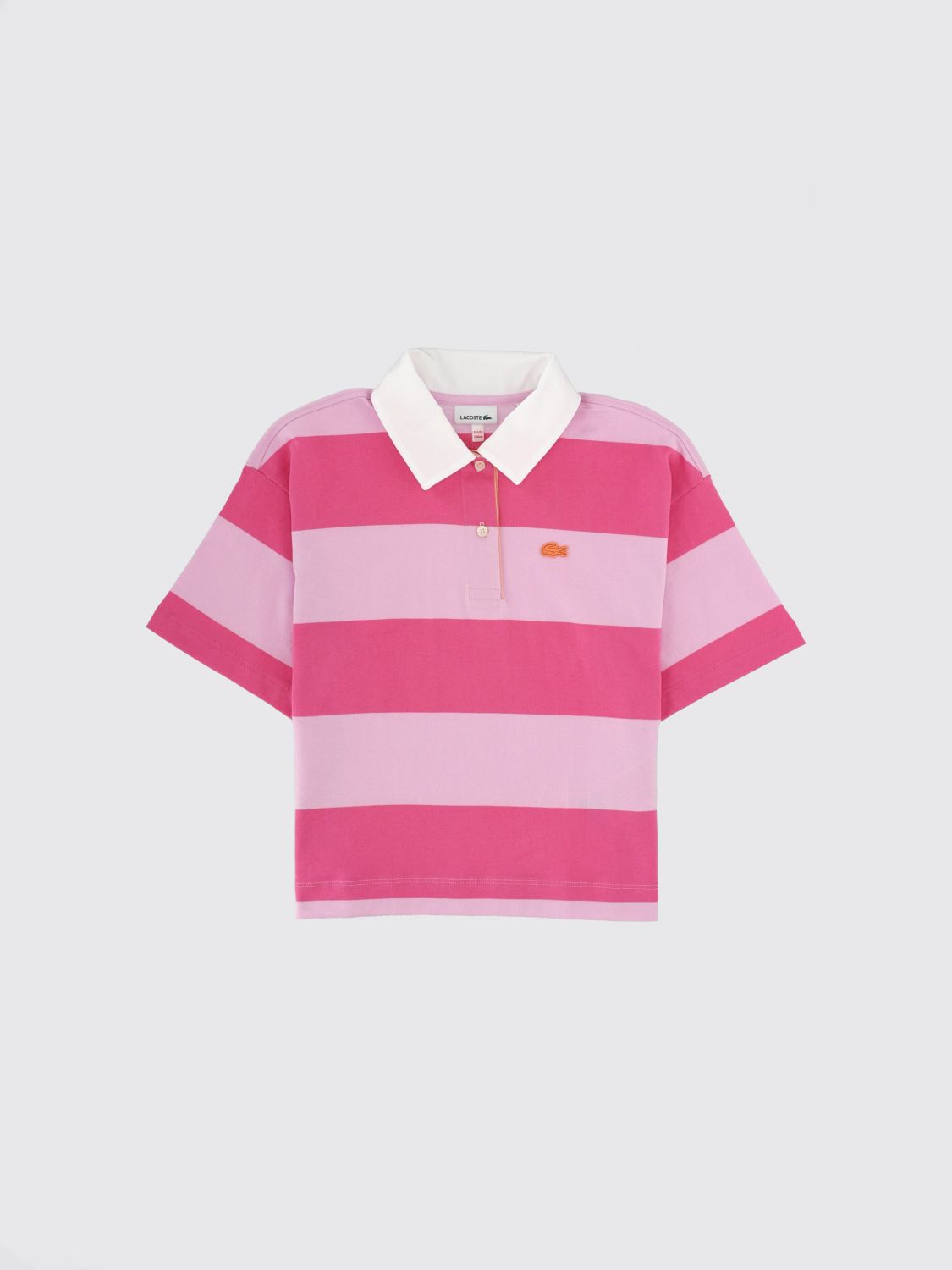 LACOSTE T-Shirt Bambino colore Rosa