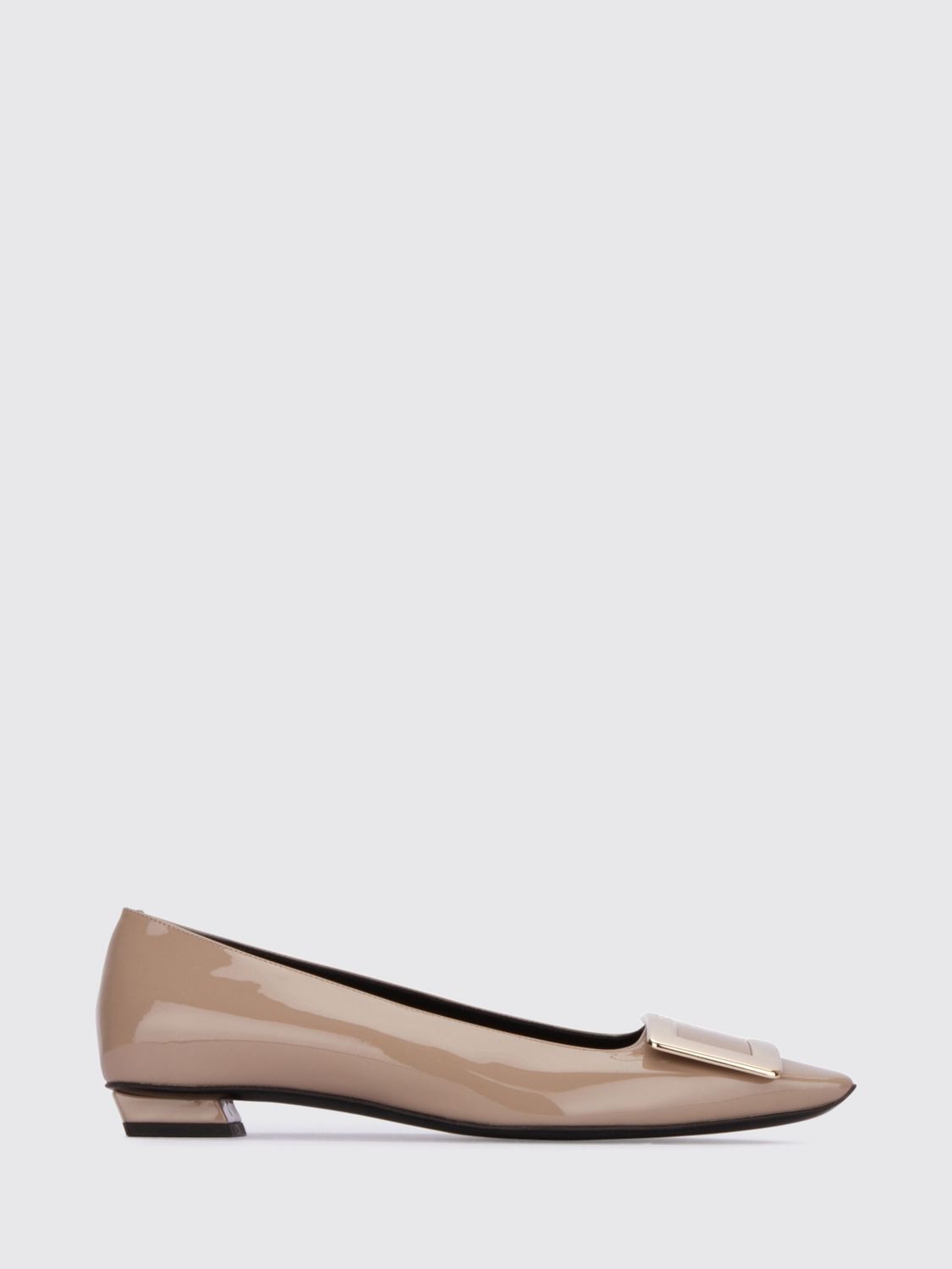 ROGER VIVIER Belle Vivier Ballerinas von aus Lackleder mit eckiger Kappe