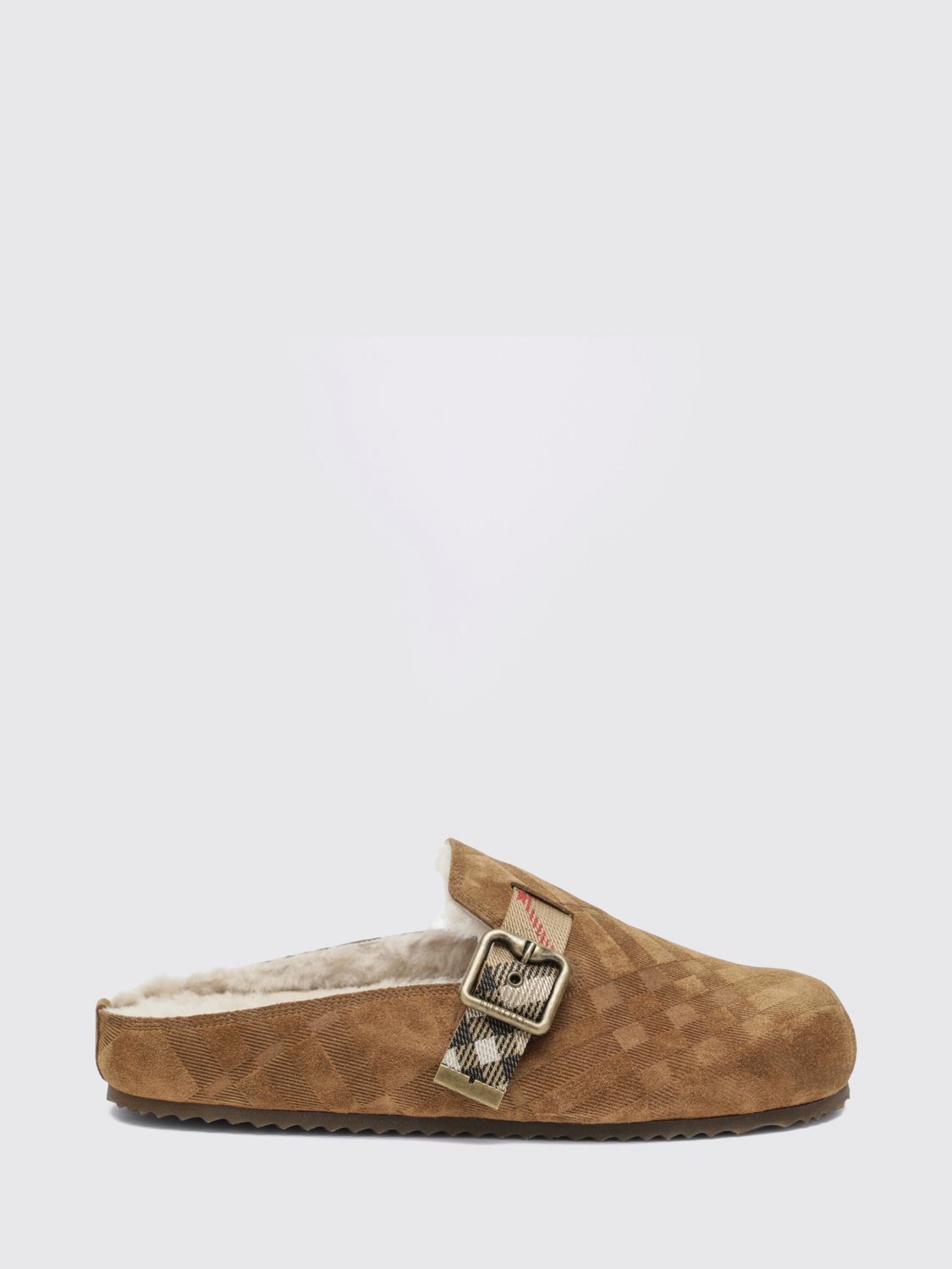 BURBERRY Heeled Sandal Woman color Brown