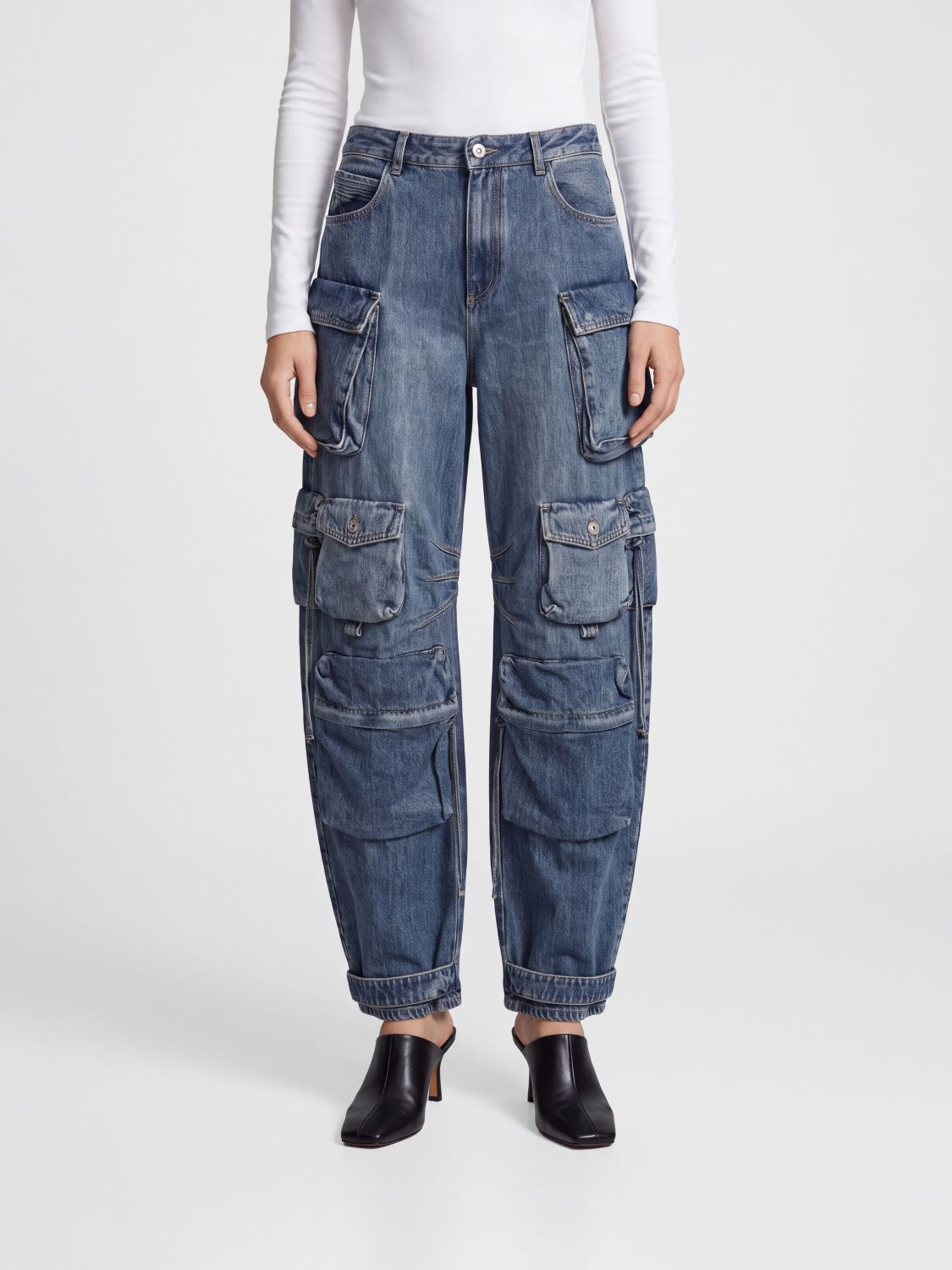 THE ATTICO Jeans Donna colore Blue