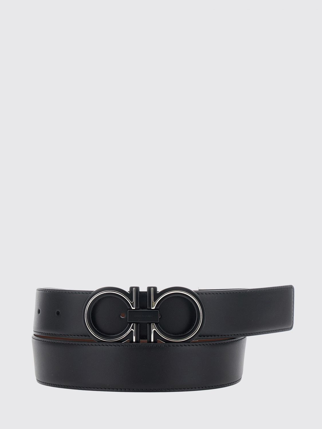 FERRAGAMO Belt Men color Black