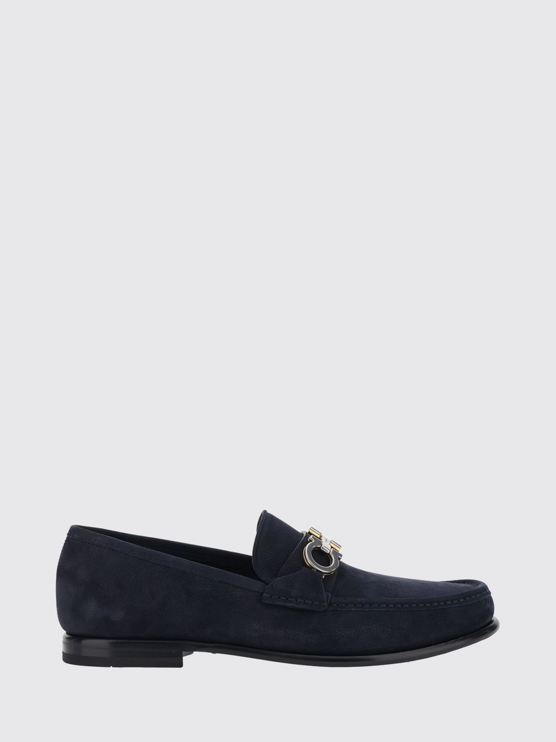 FERRAGAMO Loafers Men color Blue