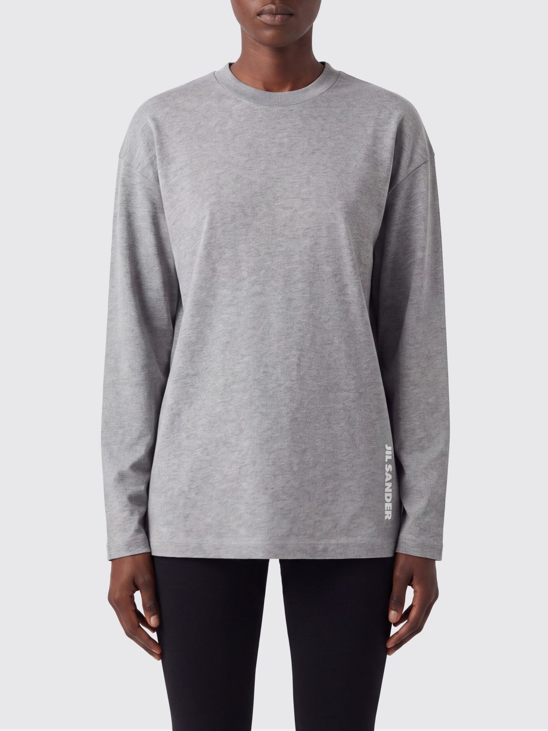 JIL SANDER T-Shirt Woman color Smoke Grey