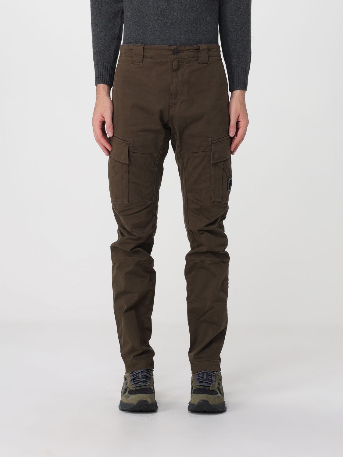 C. P. COMPANY Slim Fit Stretch Cotton Cargo Trousers