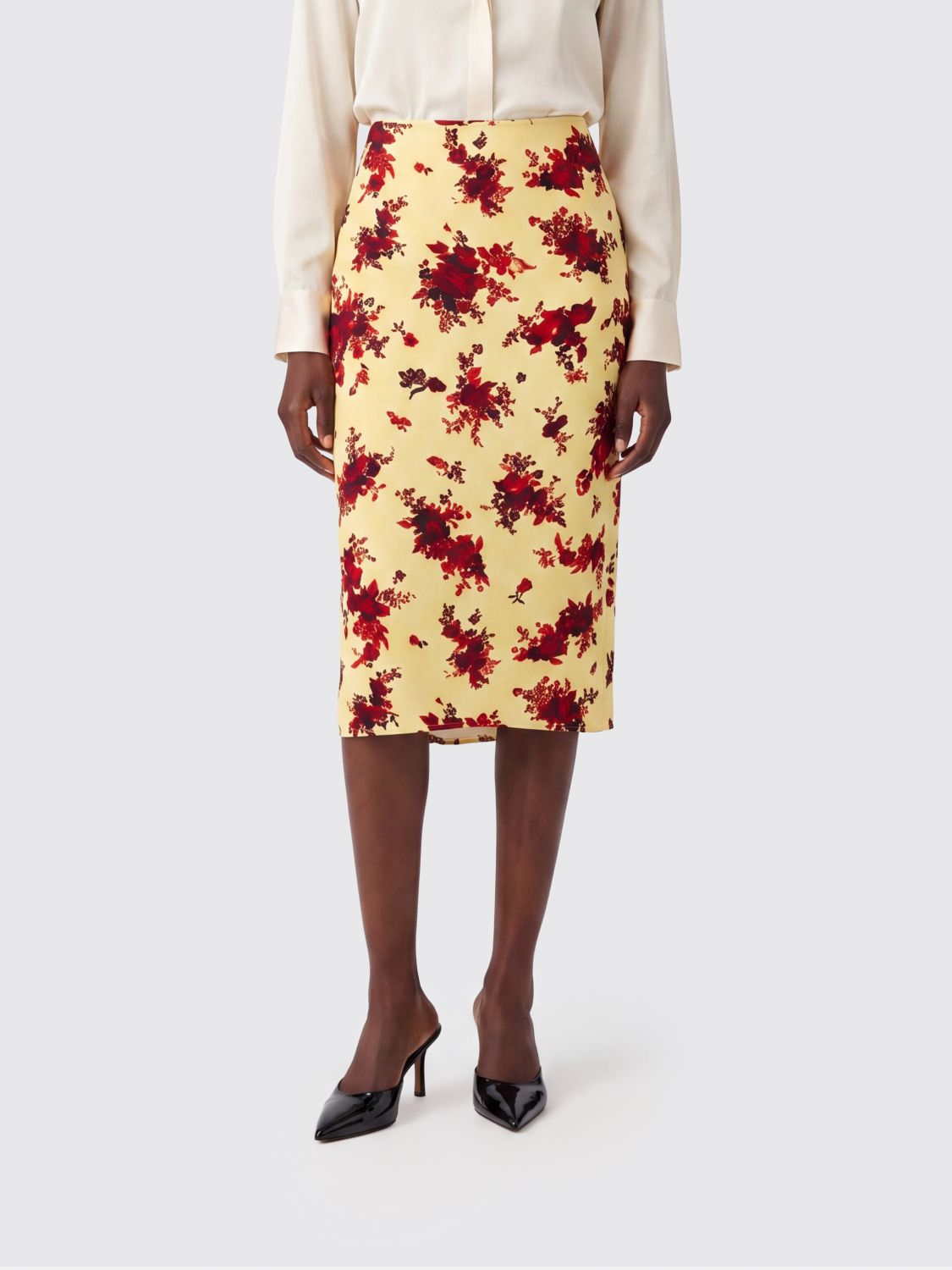 JIL SANDER Skirt Woman color Yellow