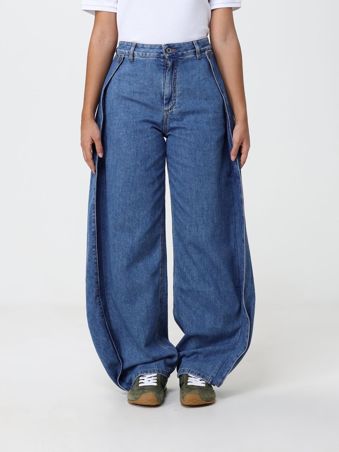 LOEWE Jeans Damen Farbe Blau