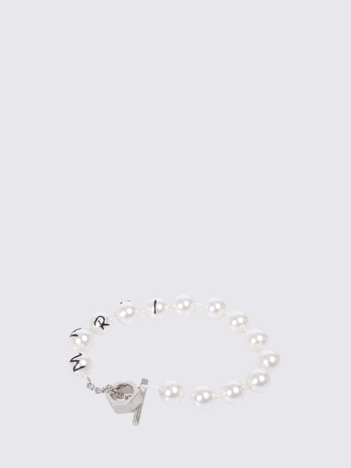 MARNI MARNI Brass Necklace with Synthetic Pearls and Crystals