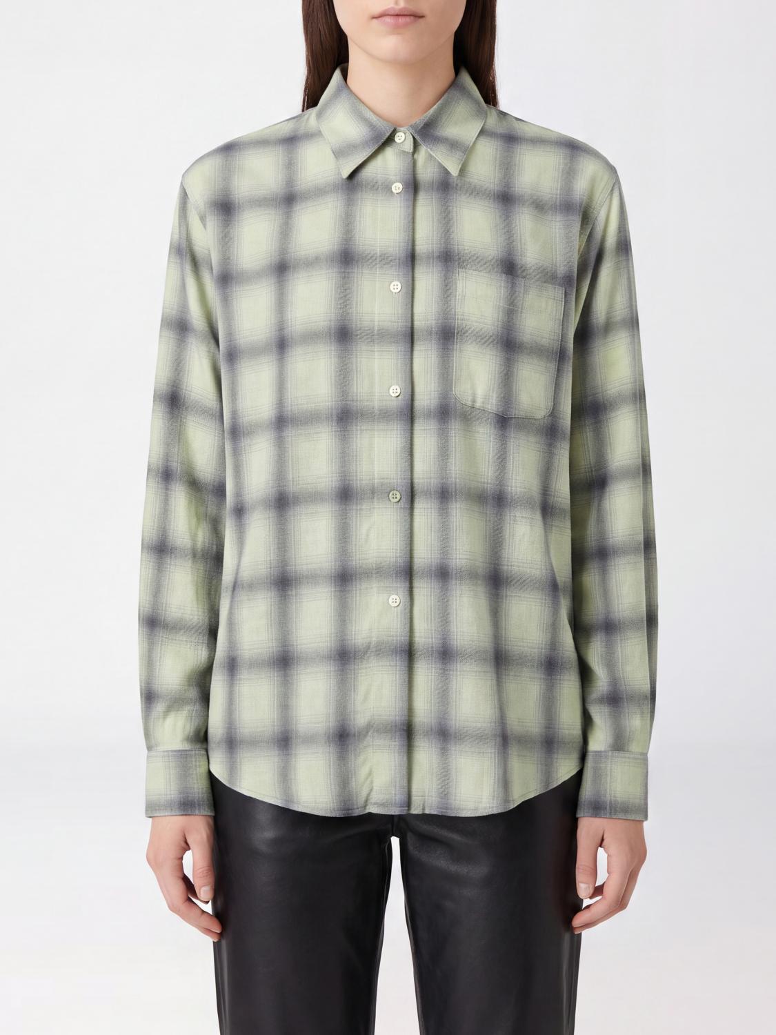 OUR LEGACY Camicia a maniche lunghe in viscosa con fantasia check