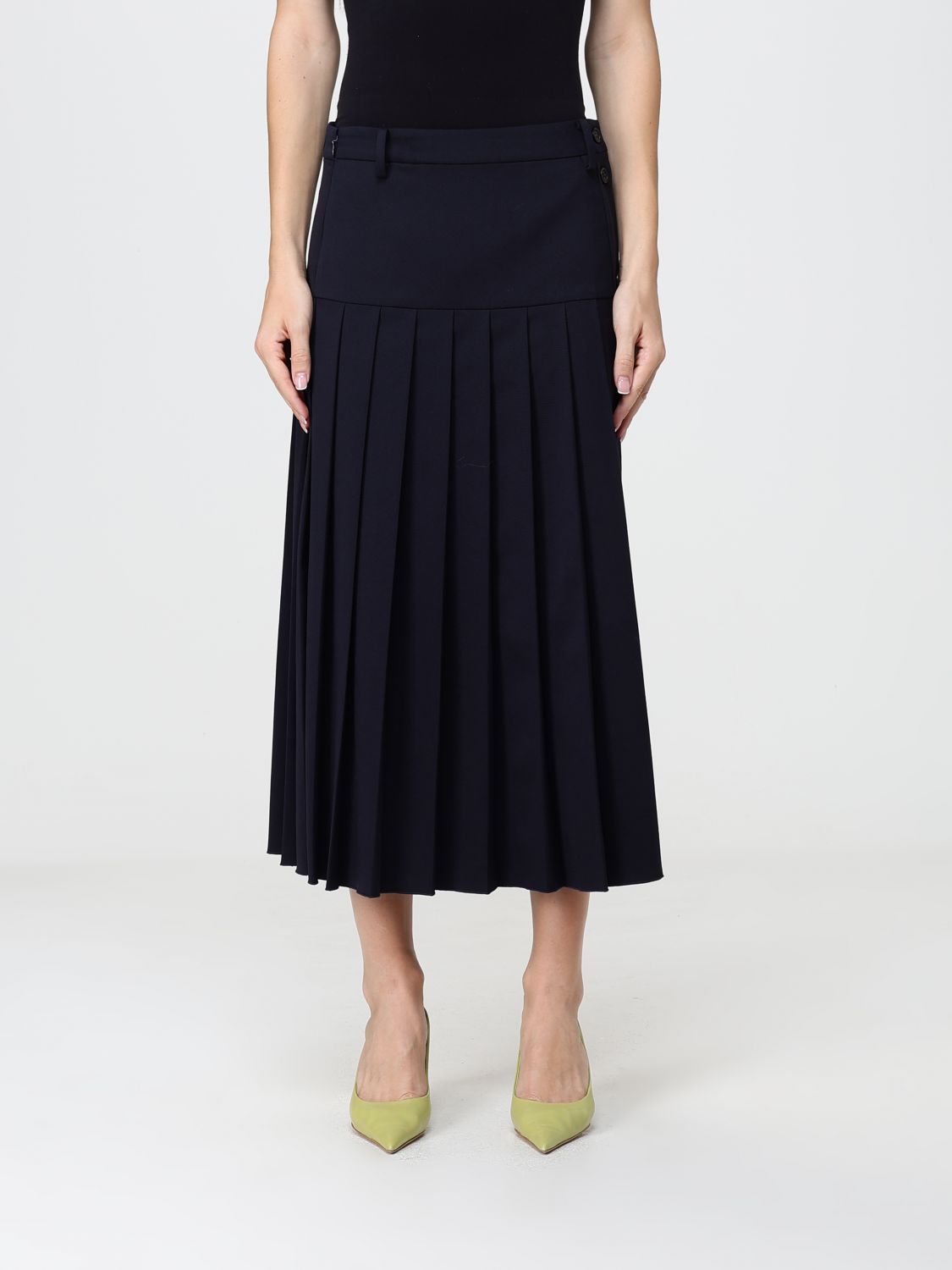 N° 21 Skirt Woman color Blue