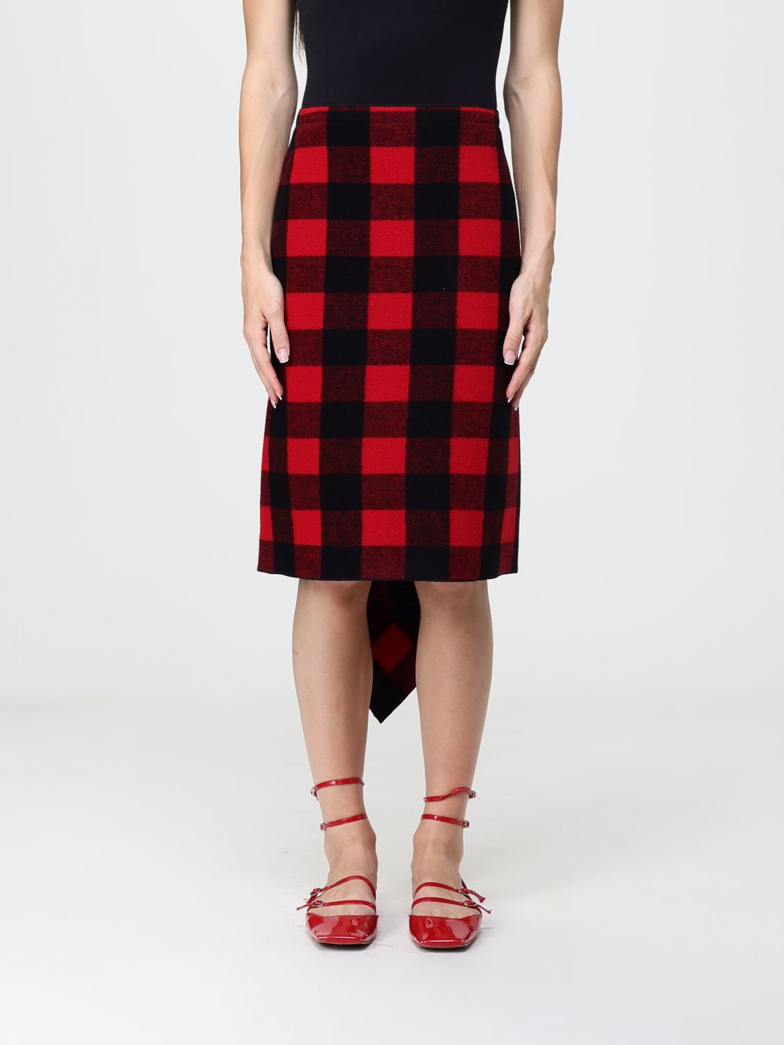 N° 21 Skirt Woman color Red