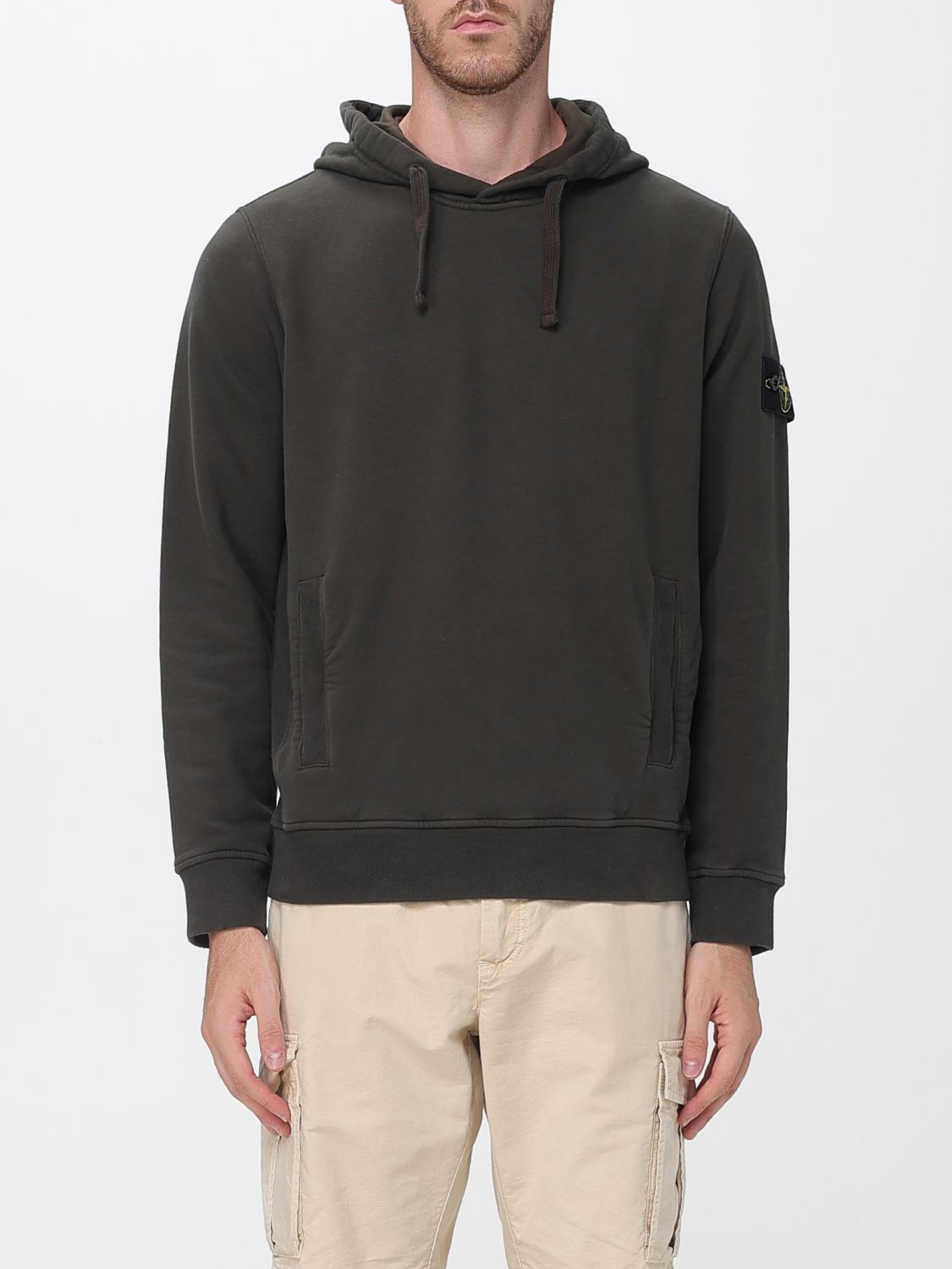 STONE ISLAND Felpa Uomo colore Marrone