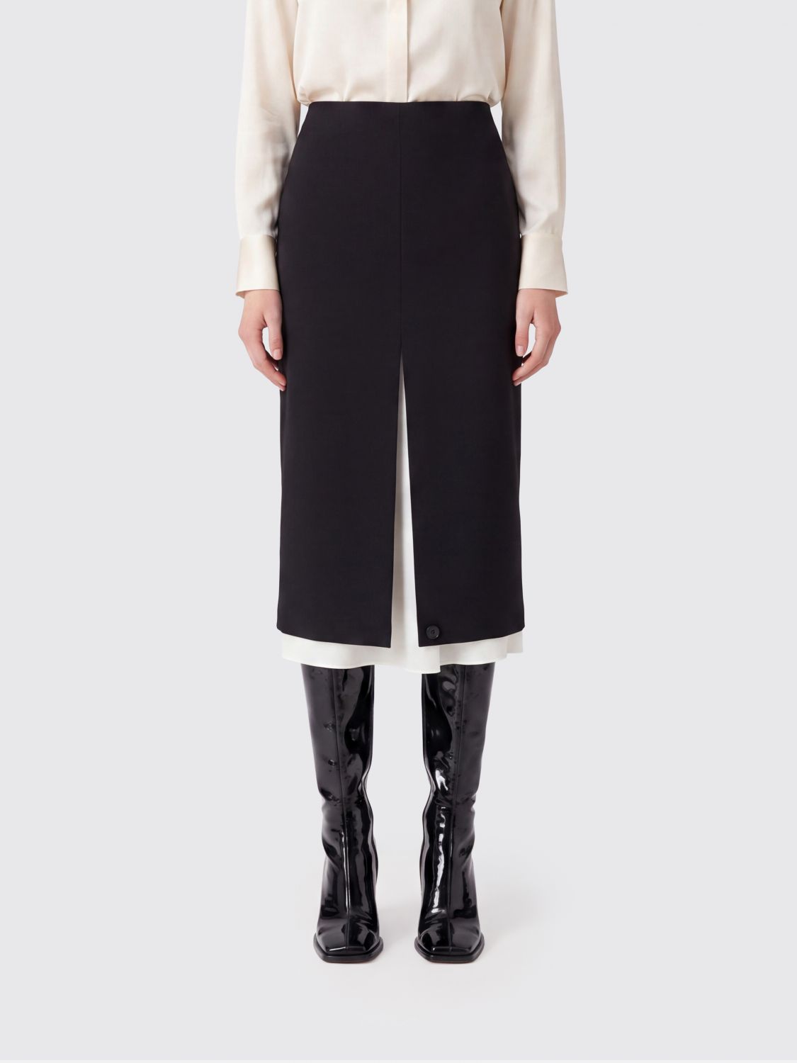 SEMICOUTURE Skirt Woman color Black