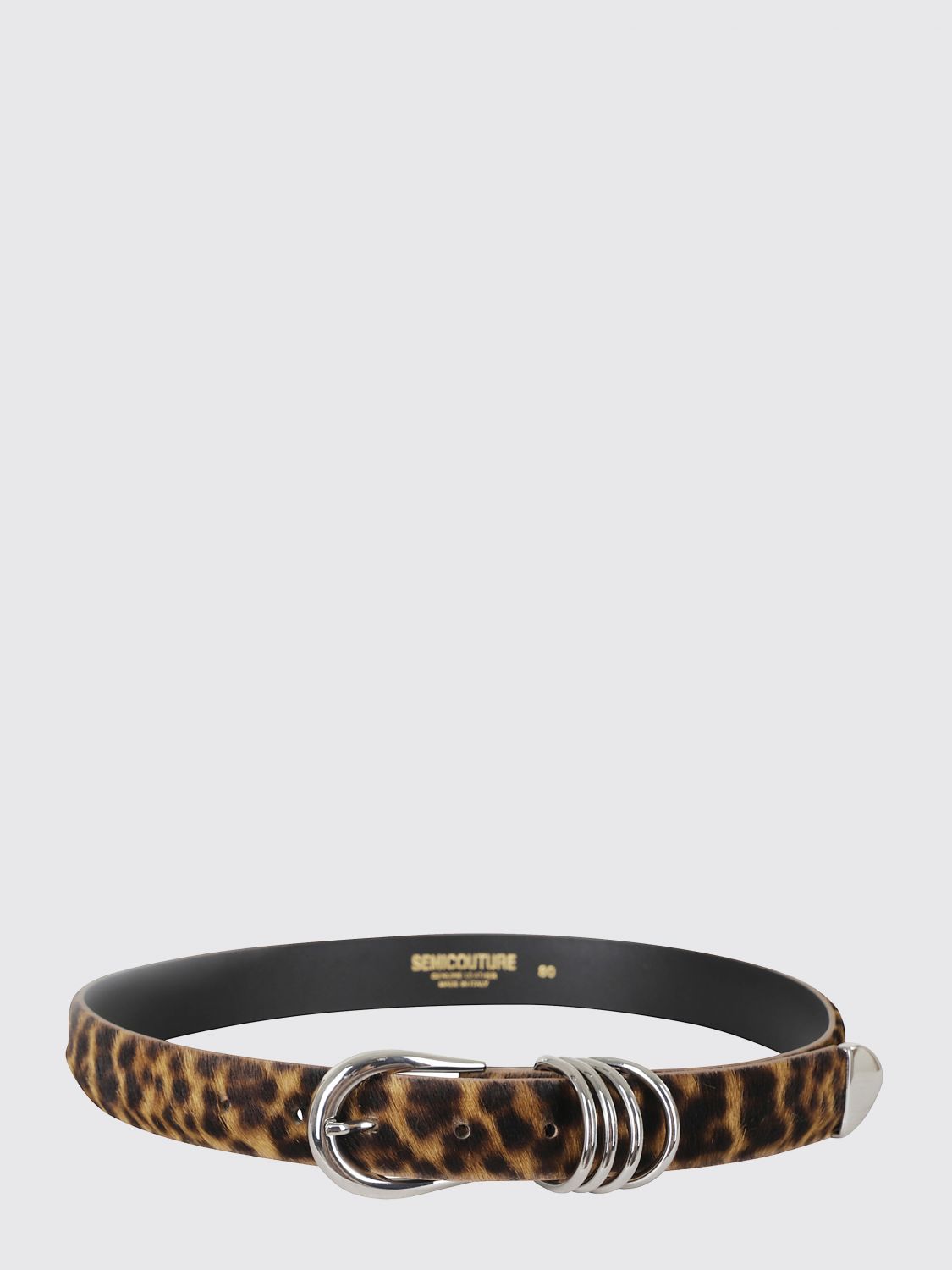 SEMICOUTURE Belt Woman color Brown